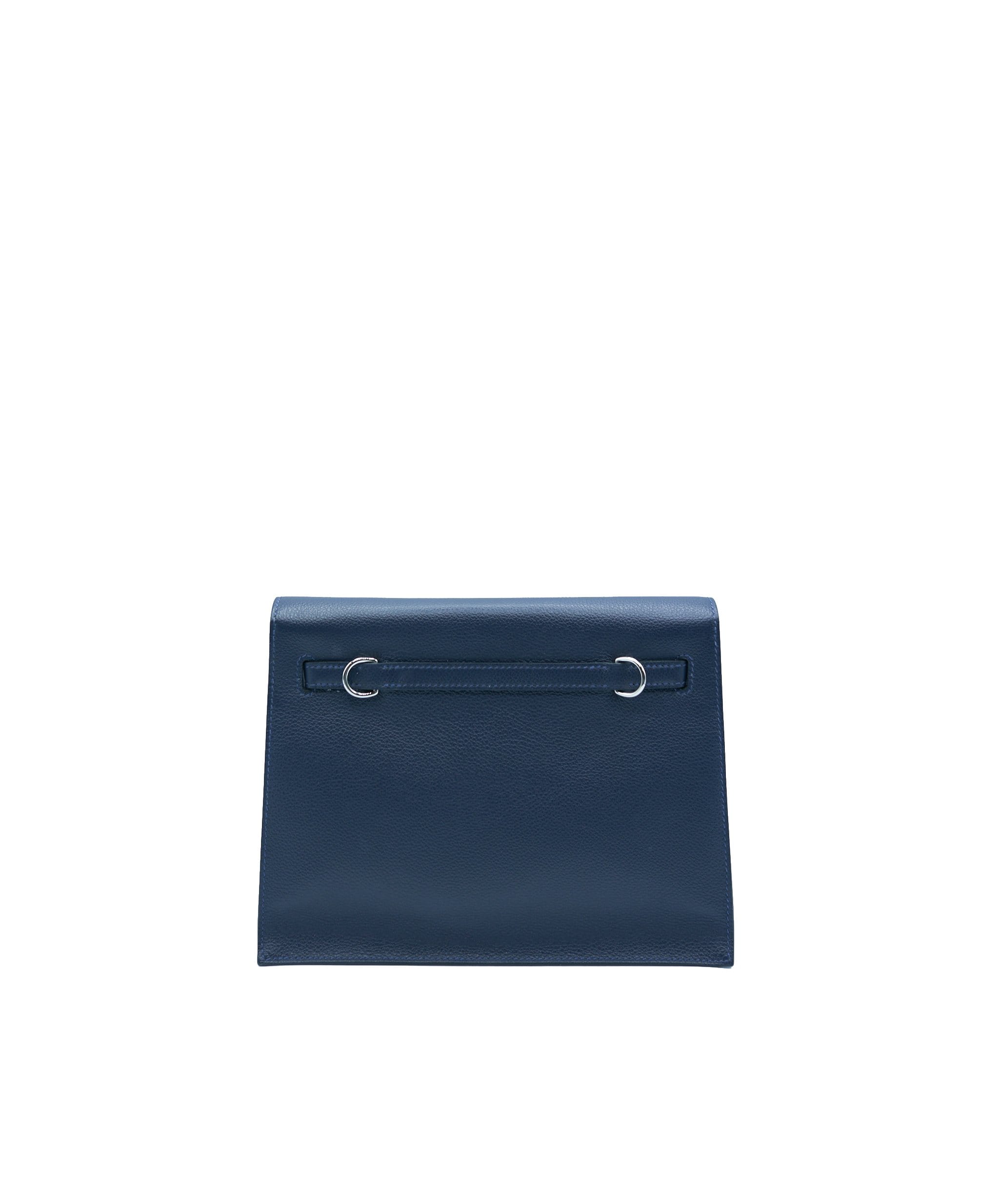 Hermès Hermes Kelly Danse Blue Nuit PHW - AGL1189