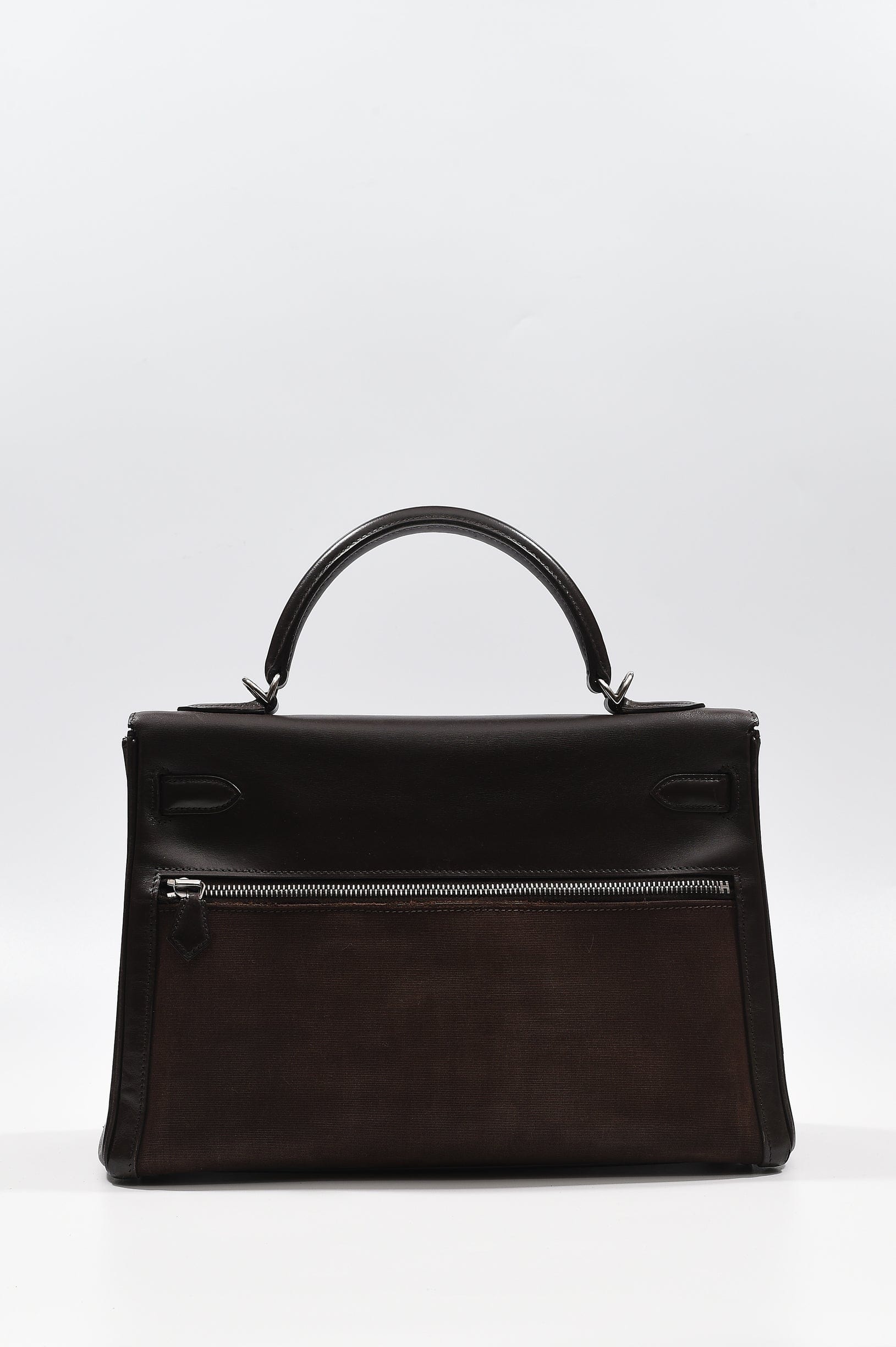 Hermès Hermes Kelly Lakis 32 Chocolate PHW #i SKC1005