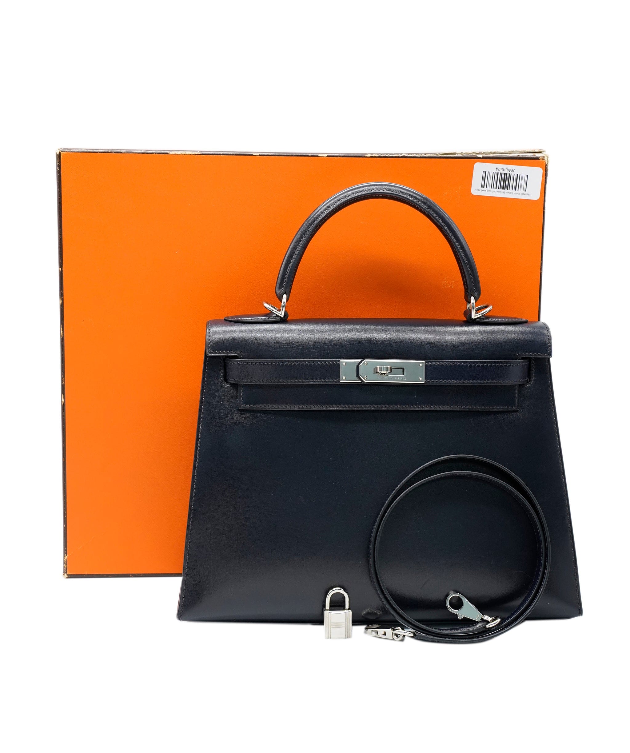 Hermès Hermes Kelly Sellier 28 Box calf bag AWL4524