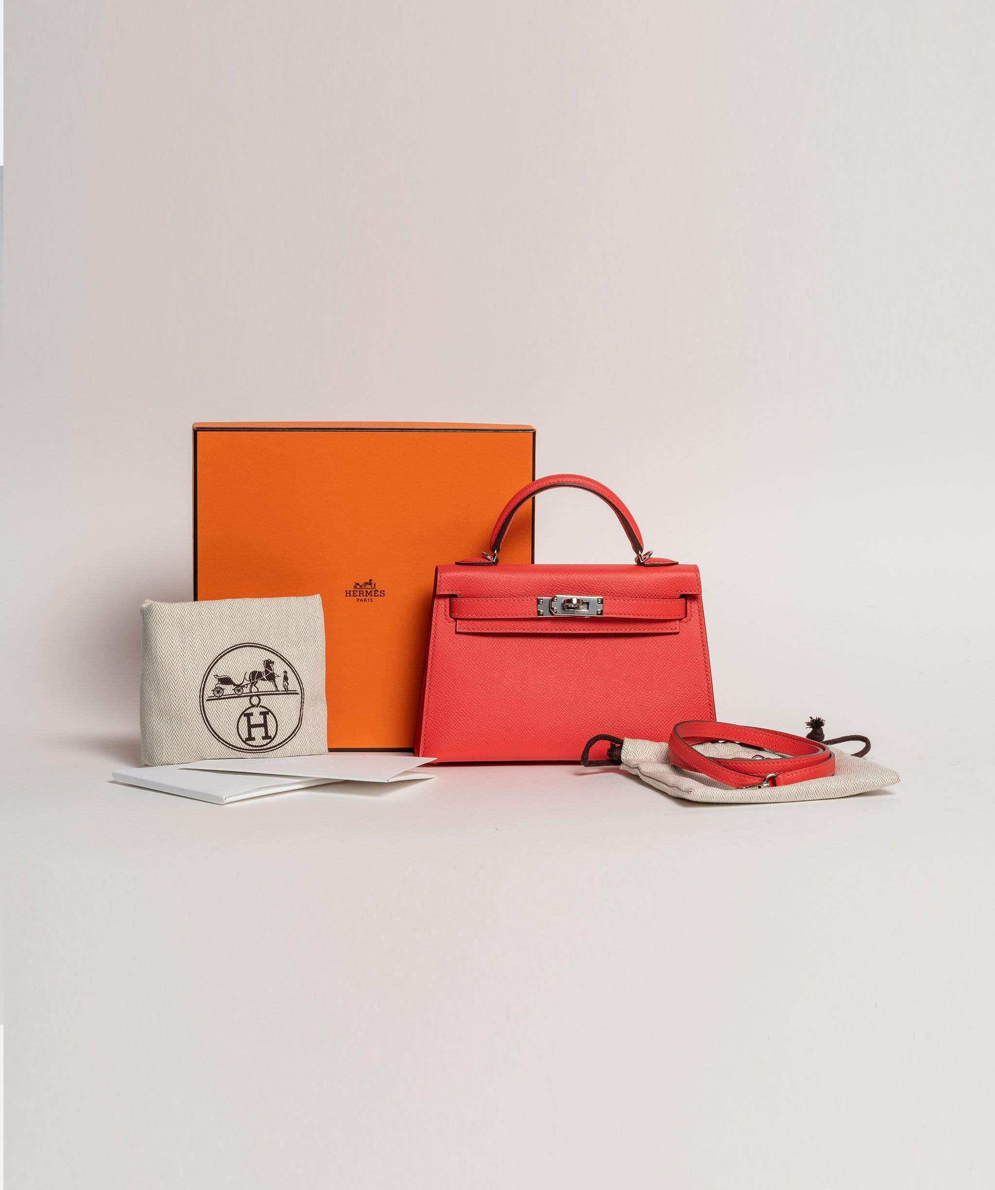 Hermès Hermes Mini Kelly Rose Jaipur