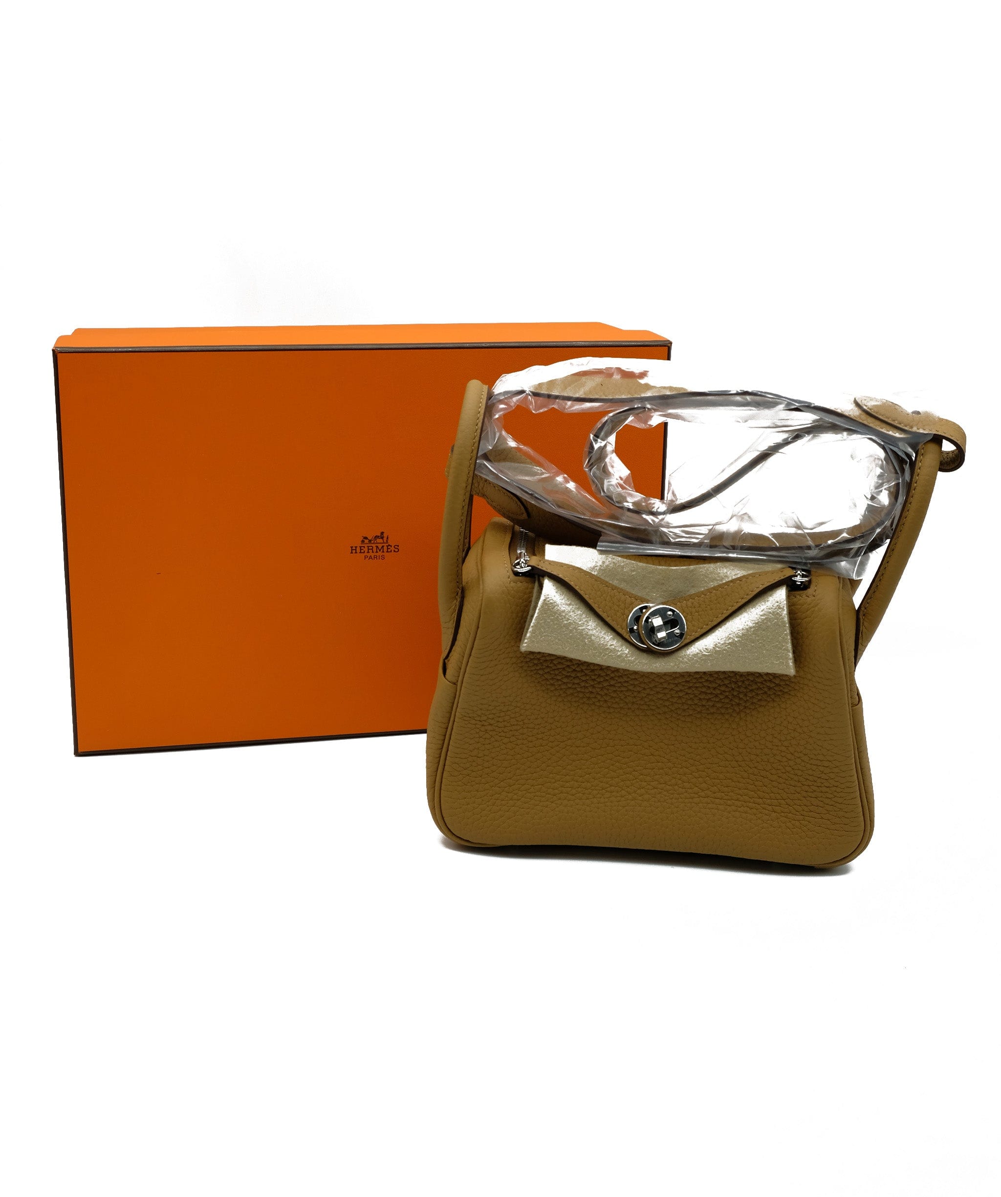 Hermès Hermes Mini Lindy Biscuit PHW RJC1703