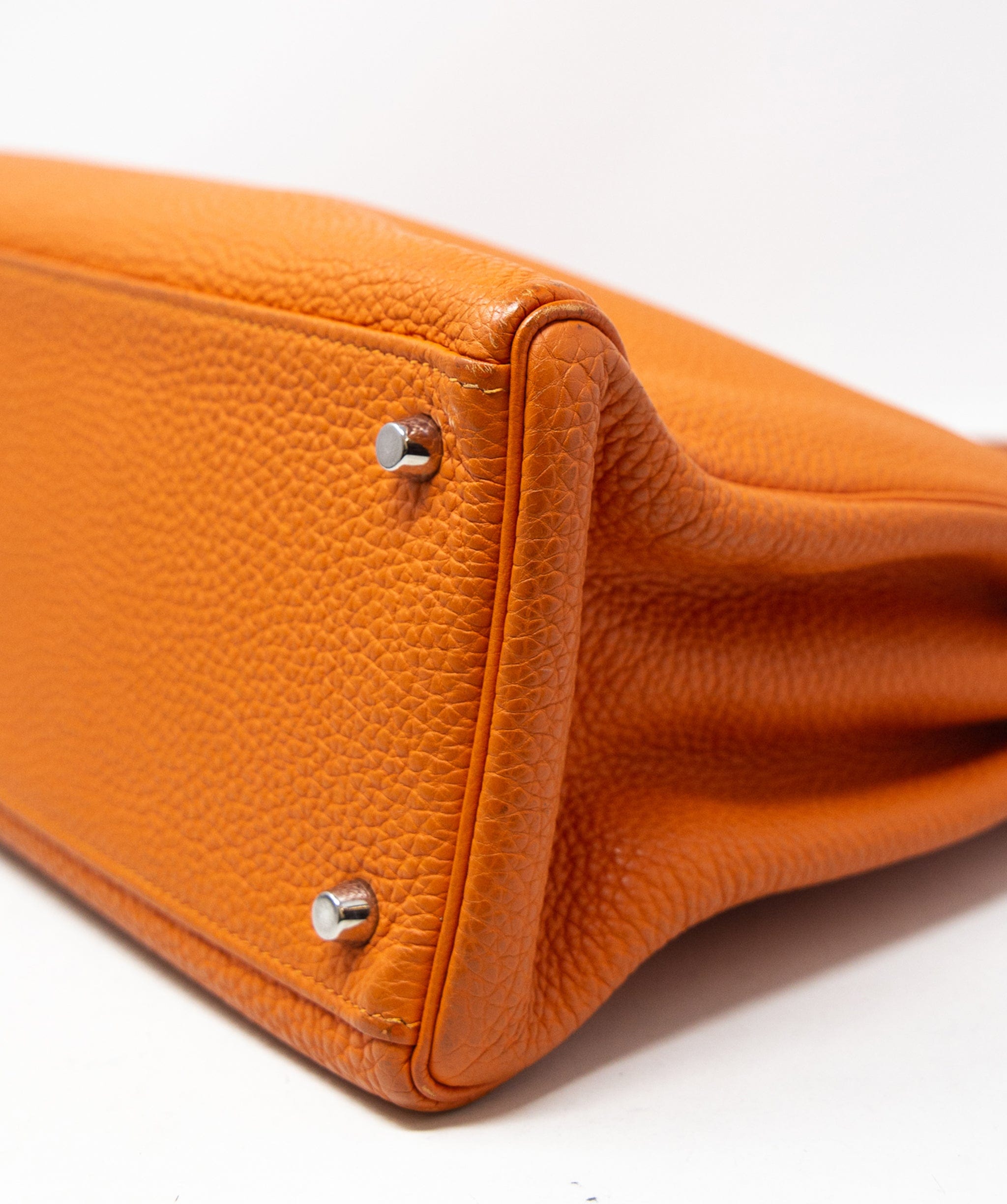 Hermès Hermes Orange Poppy Togo Kelly Retourne 35 ADC1181