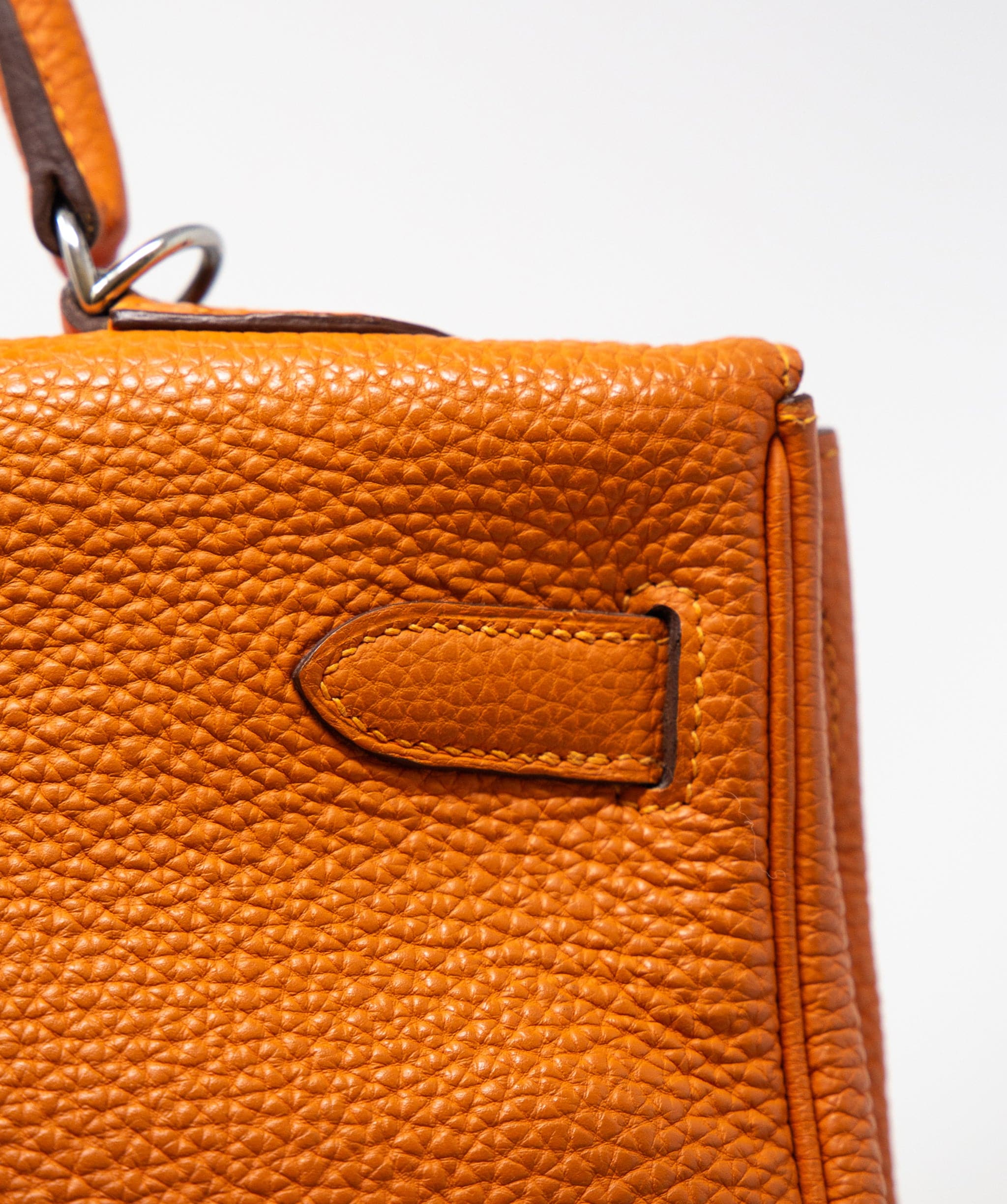 Hermès Hermes Orange Poppy Togo Kelly Retourne 35 ADC1181