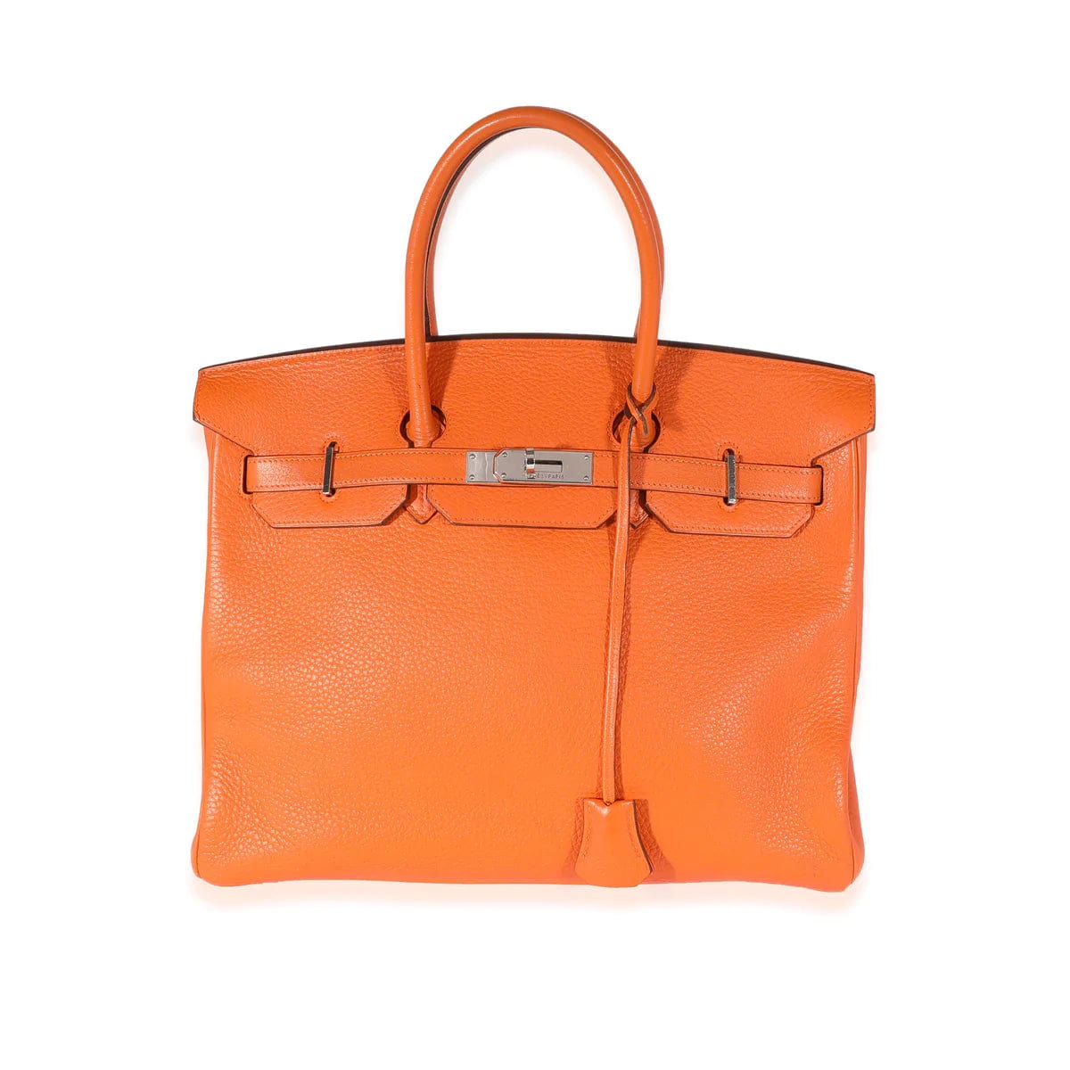 Hermès Hermès Orange Togo Birkin 35 PHW ASC1502