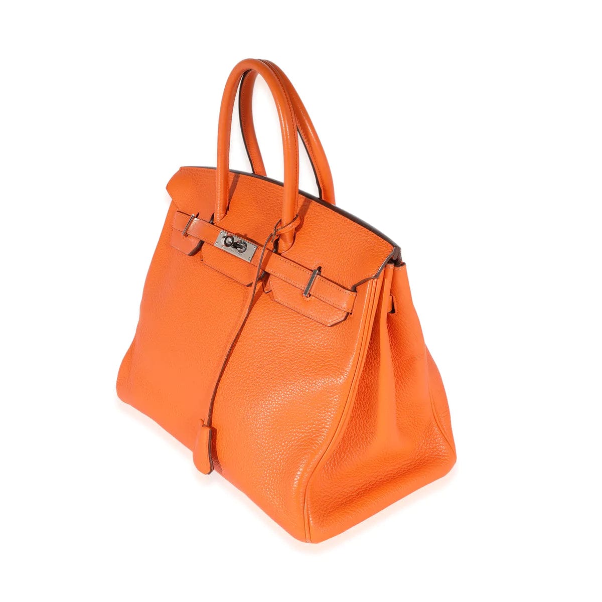 Hermès Hermès Orange Togo Birkin 35 PHW ASC1502