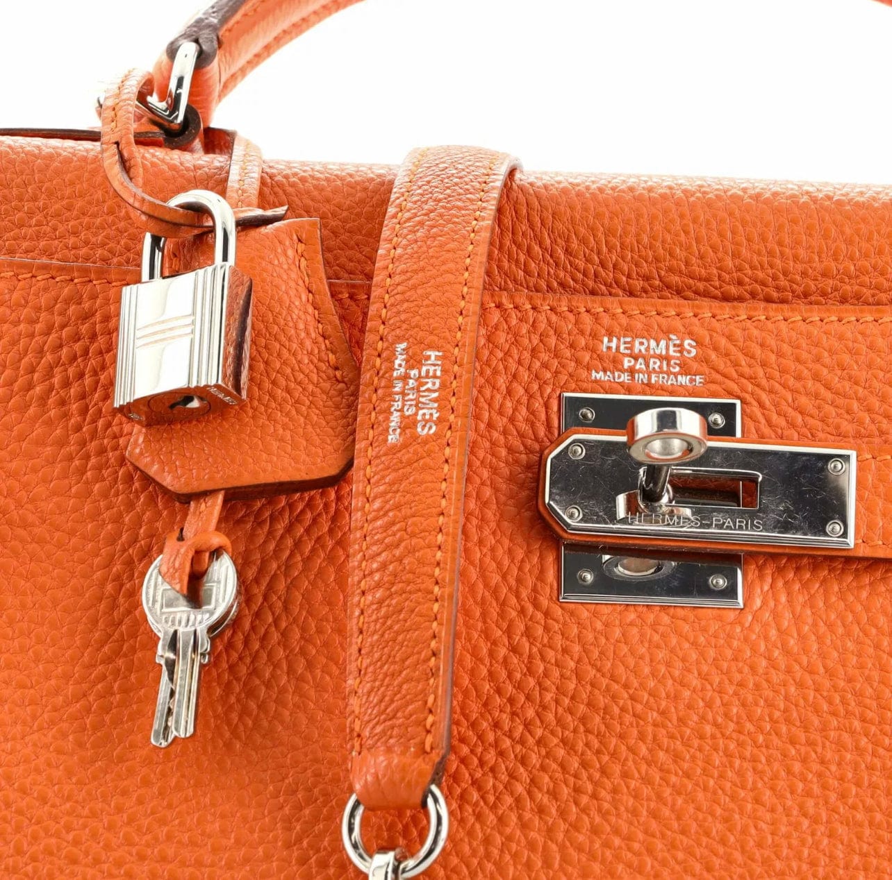 Hermès Hermes Orange Togo Kelly 32 PWH - ASL2356