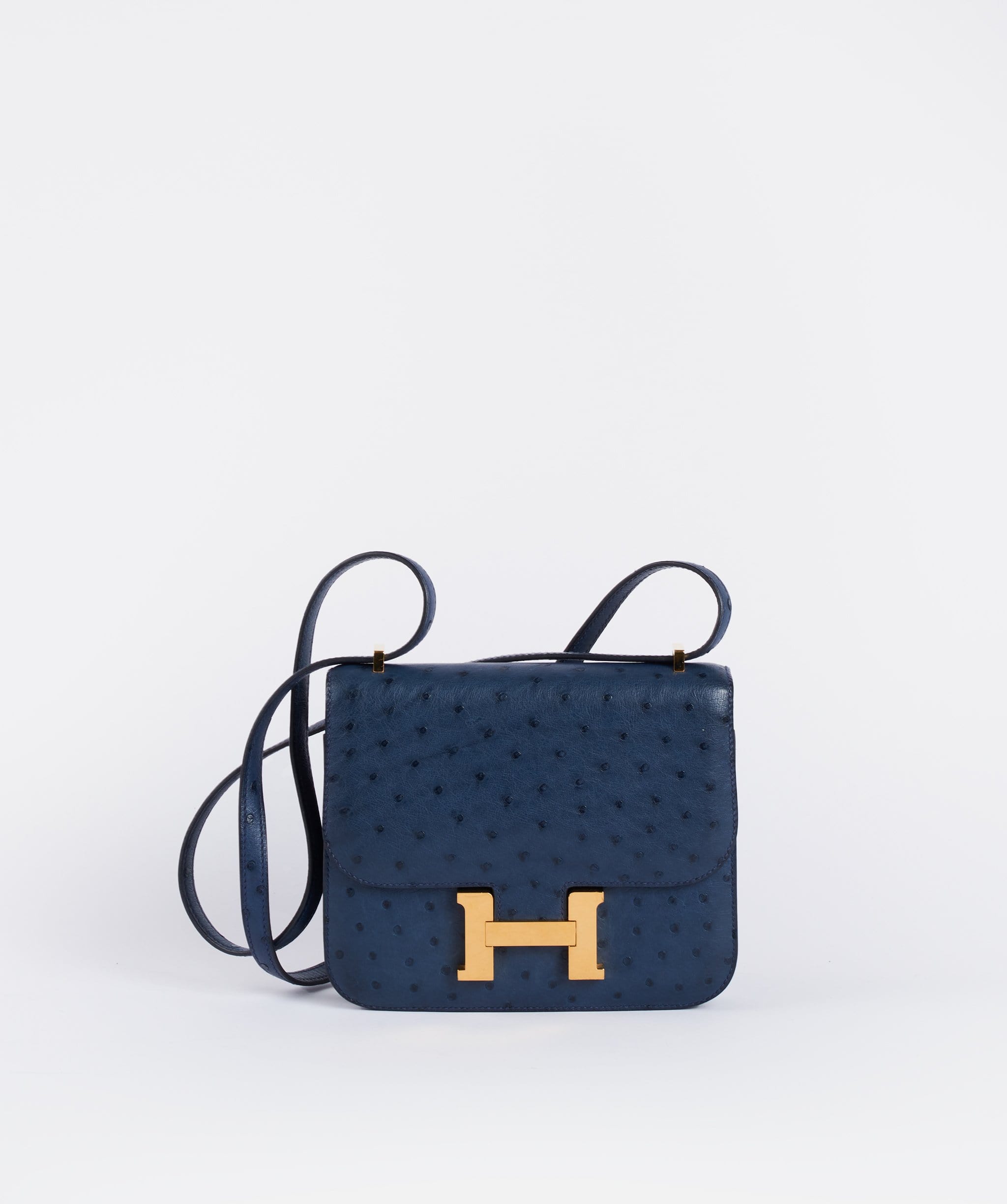 Hermès Hermes Ostrich Constance 18