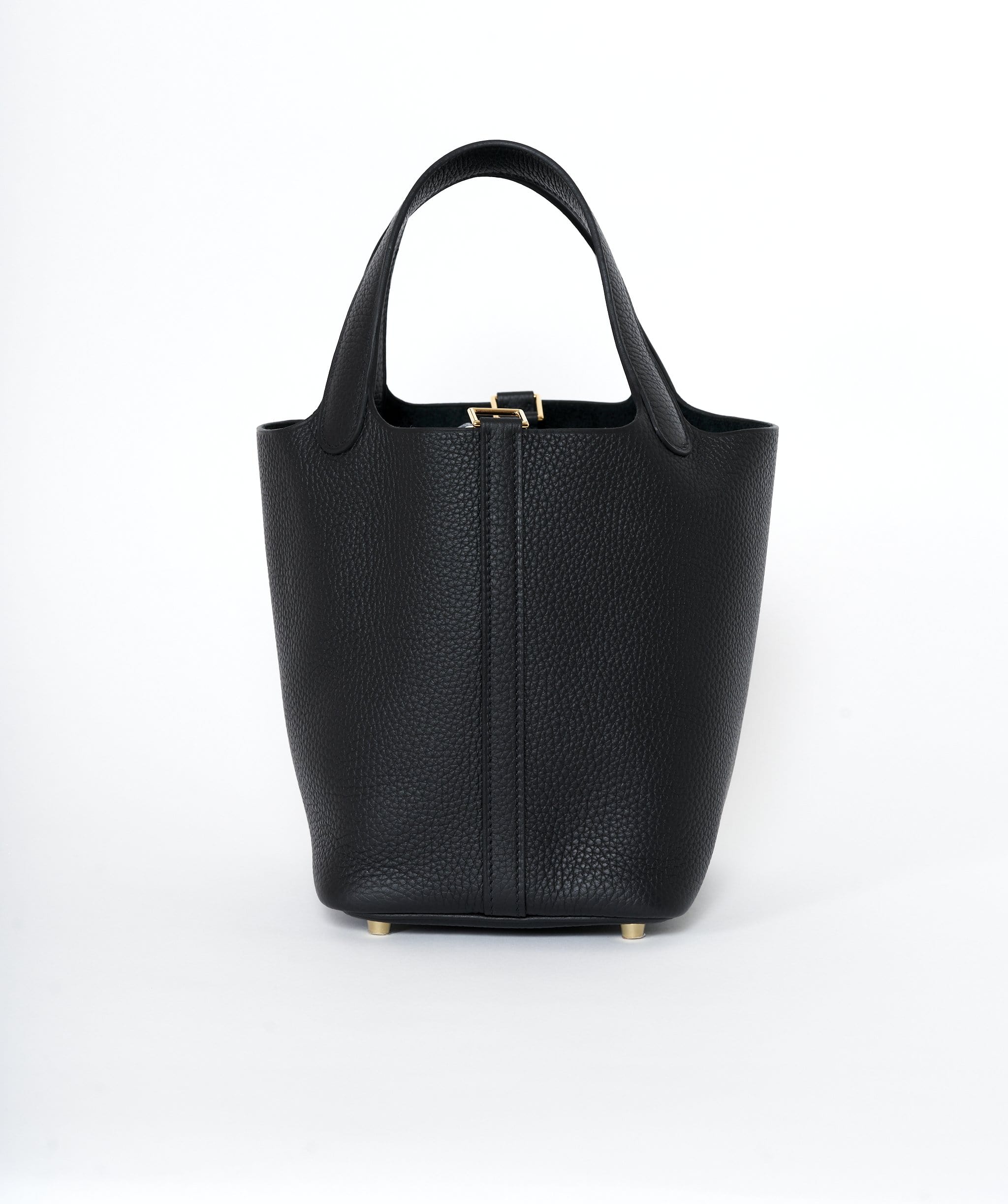 Hermès Hermes Picotin 18 Black clemence ghw