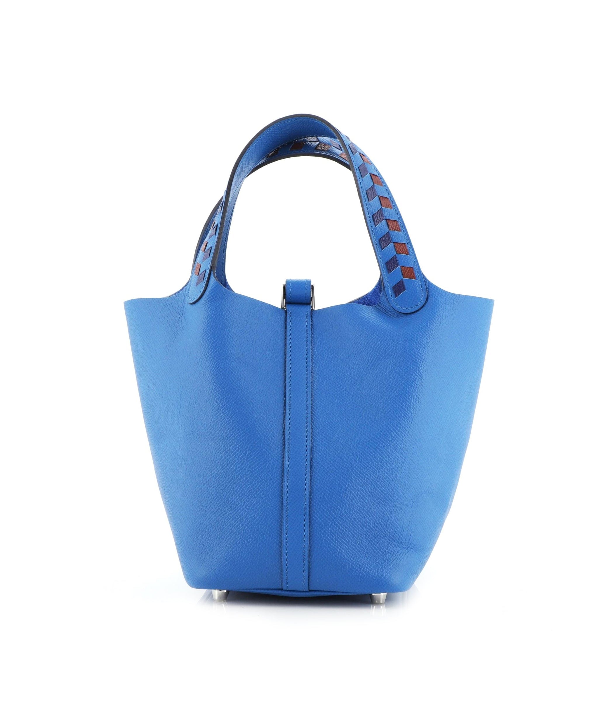 Hermès Hermes Picotin 18 Blue Tressage RJC1243