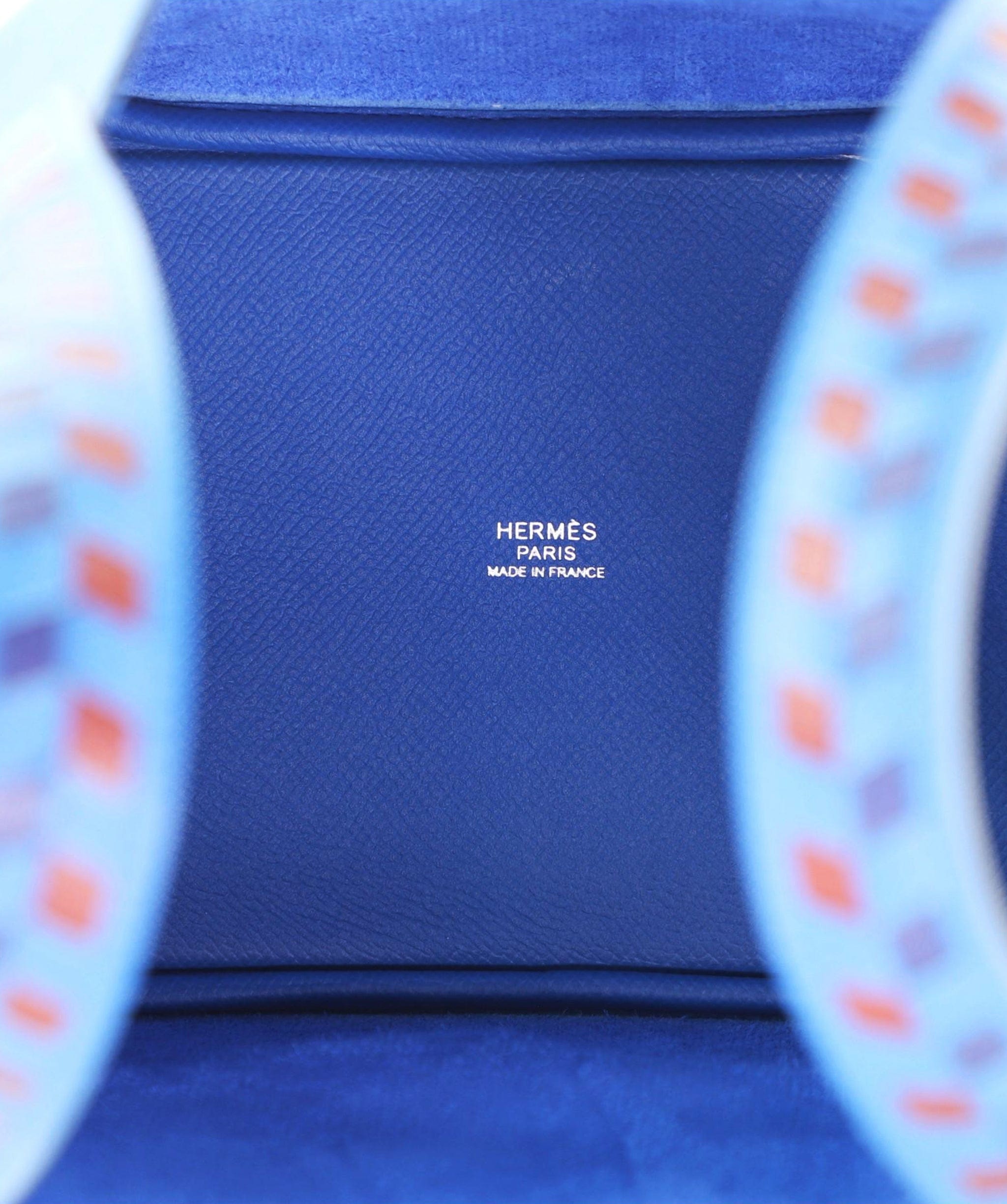 Hermès Hermes Picotin 18 Blue Tressage RJC1243