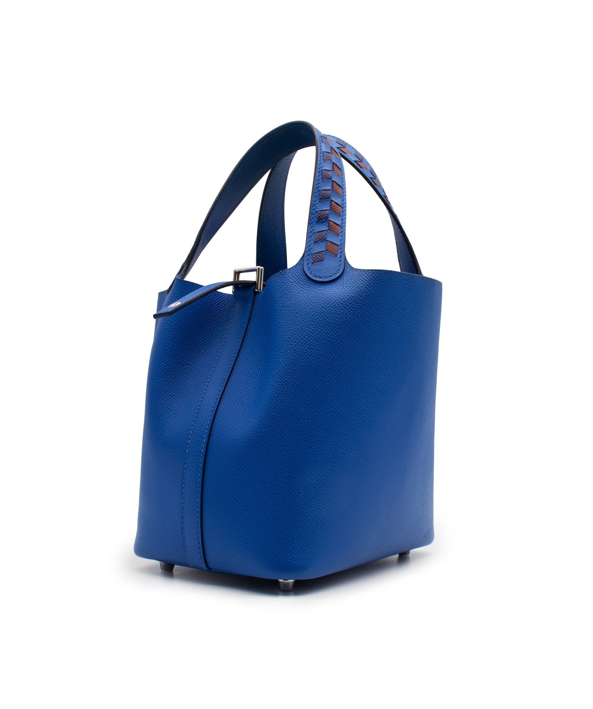 Hermès Hermes Picotin 18 Blue Tressage RJC1243