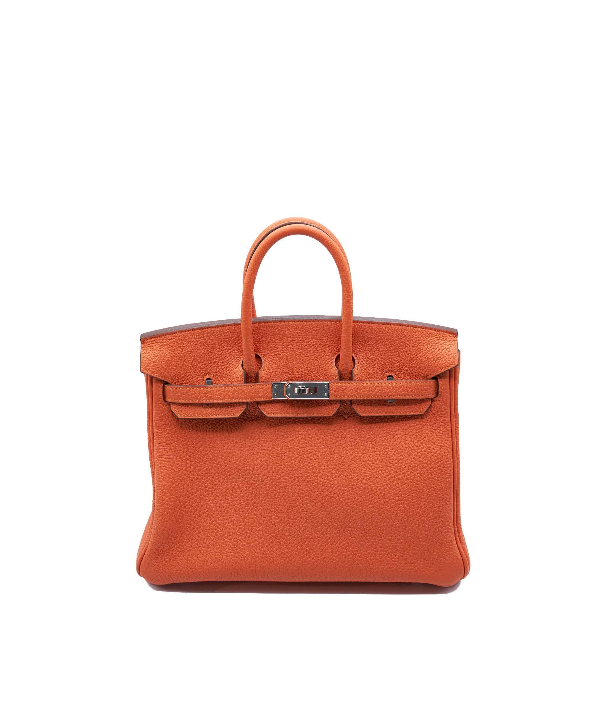 Hermès Hermès Preloved Birkin 25 Feu with PHW - ADL1162