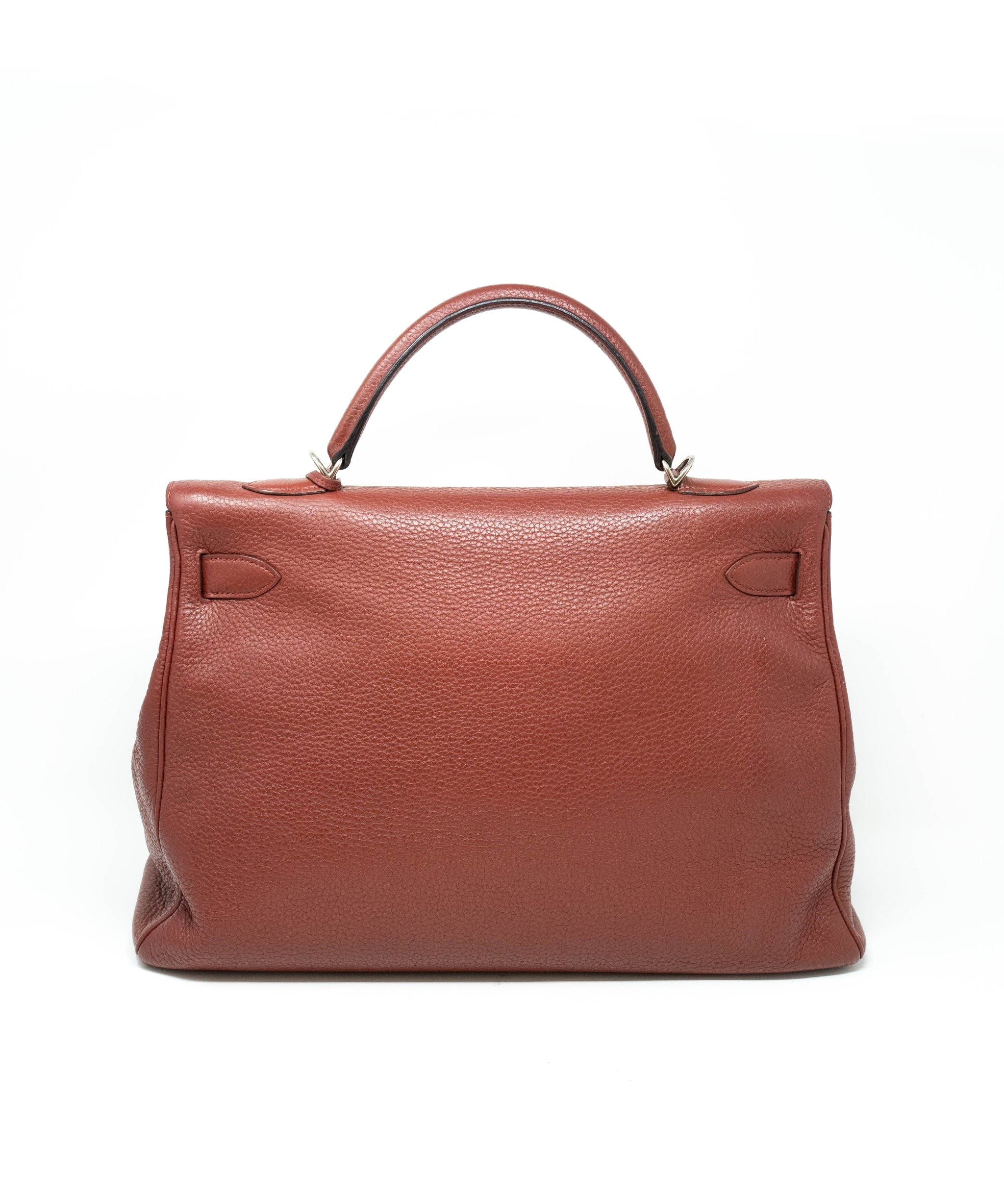 Hermès Hermes Red Kelly 40 Clemence PHW 2011 ASL2614