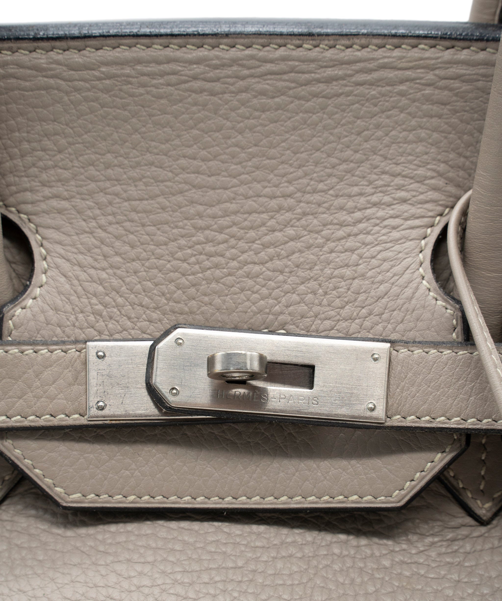 Hermès Hermes Togo Birkin 35 Gris Tourterelle with Brushed PHW - ASL5929