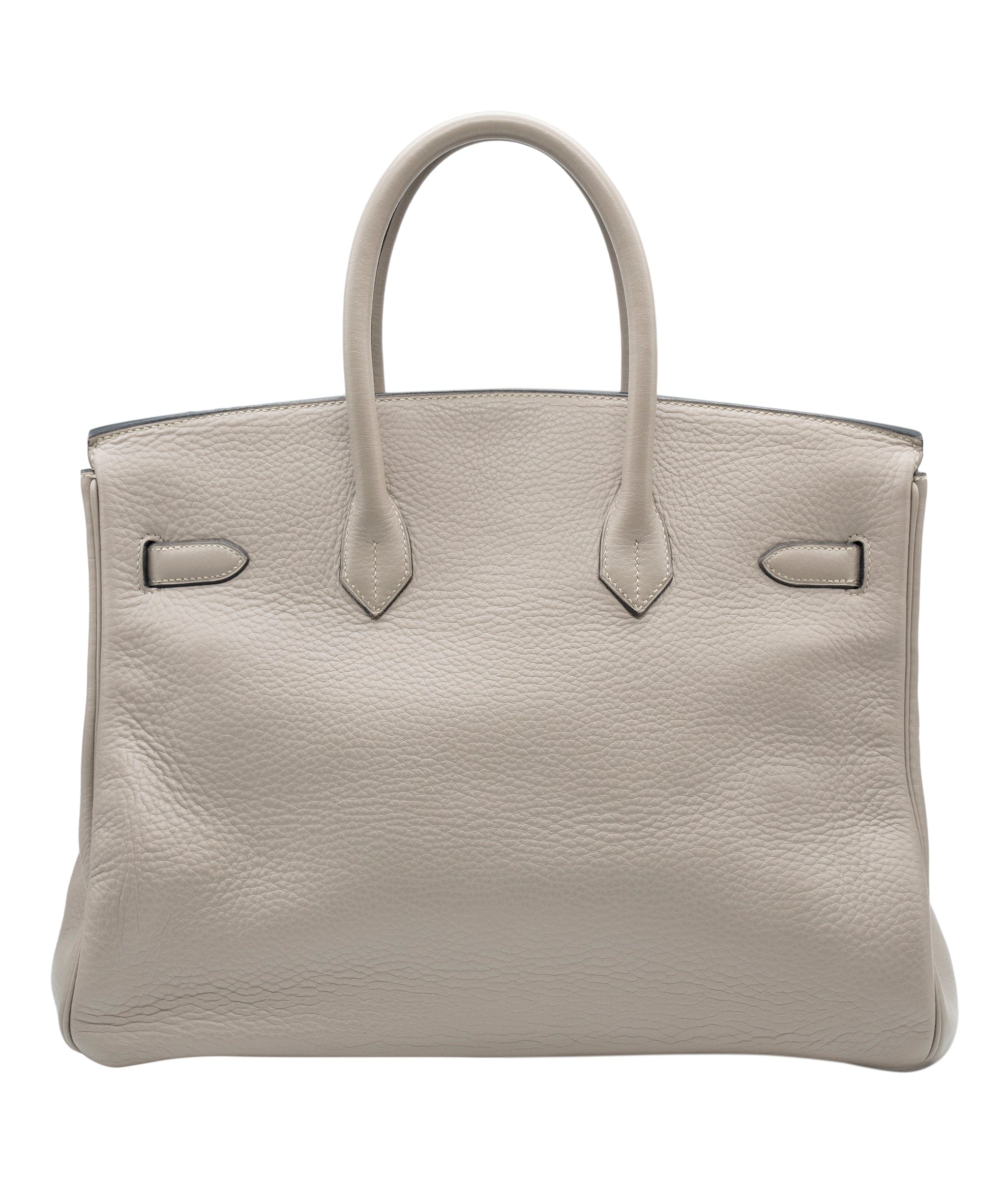 Hermès Hermes Togo Birkin 35 Gris Tourterelle with Brushed PHW - ASL5929