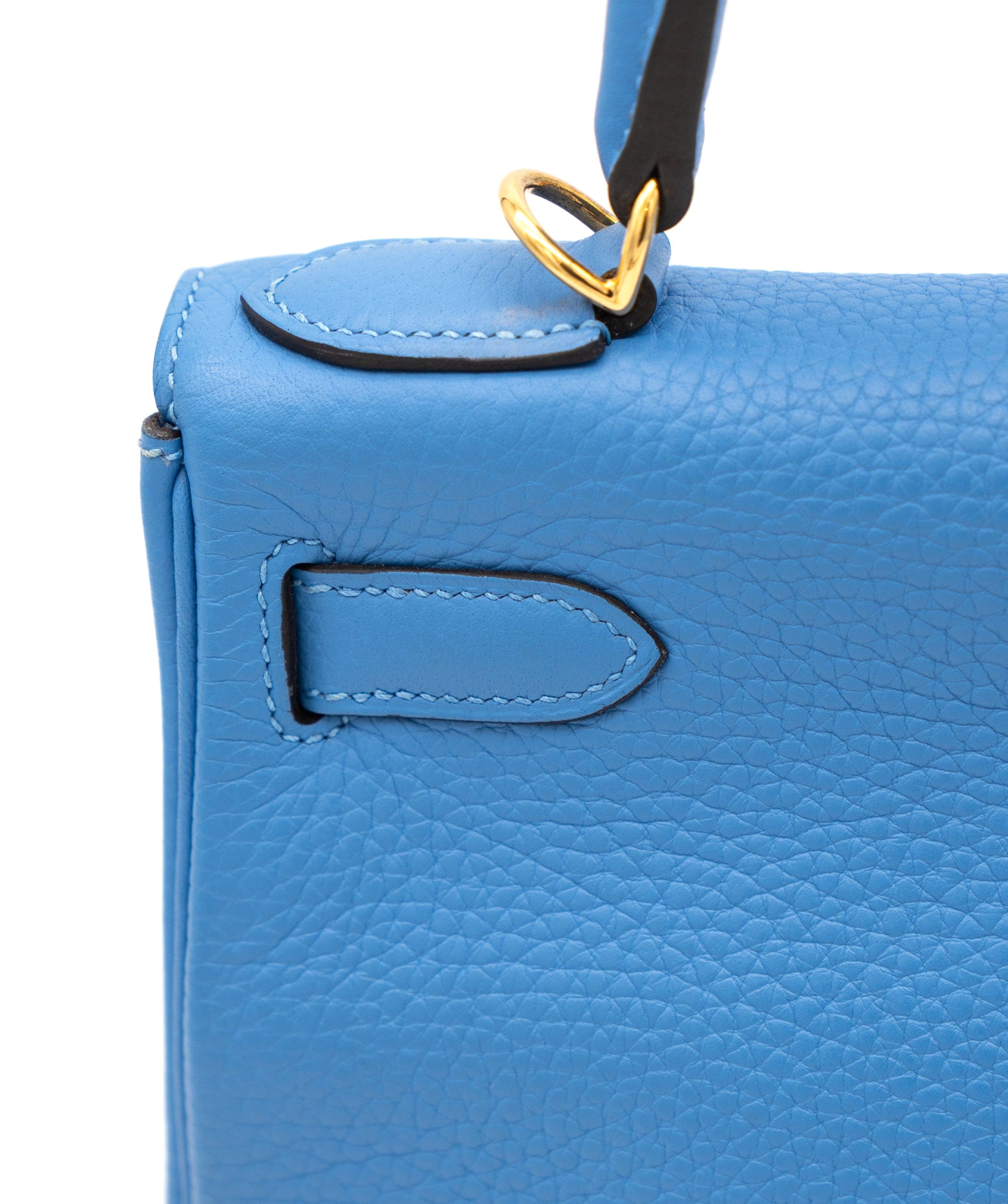 Hermès Hermes Togo Kelly Retourne 28 Bleu Paradise ASL2986