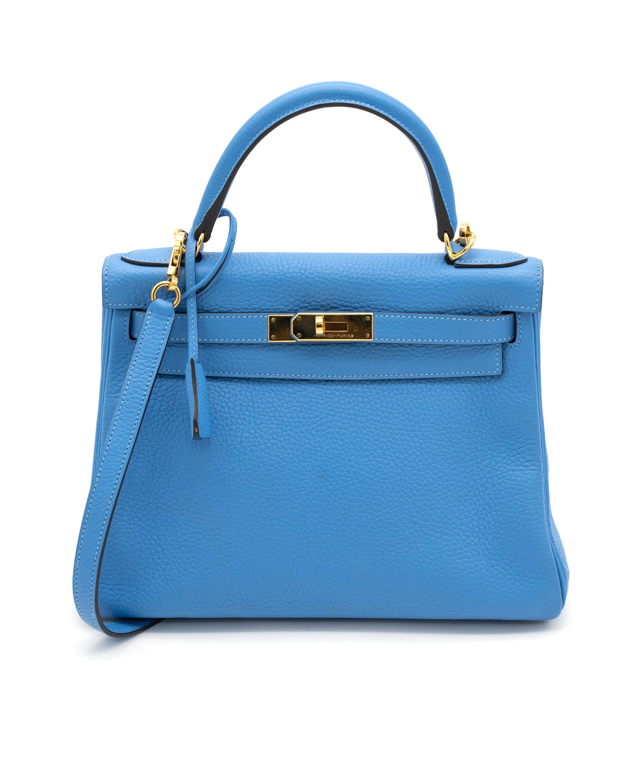 Hermès Hermes Togo Kelly Retourne 28 Bleu Paradise ASL2986