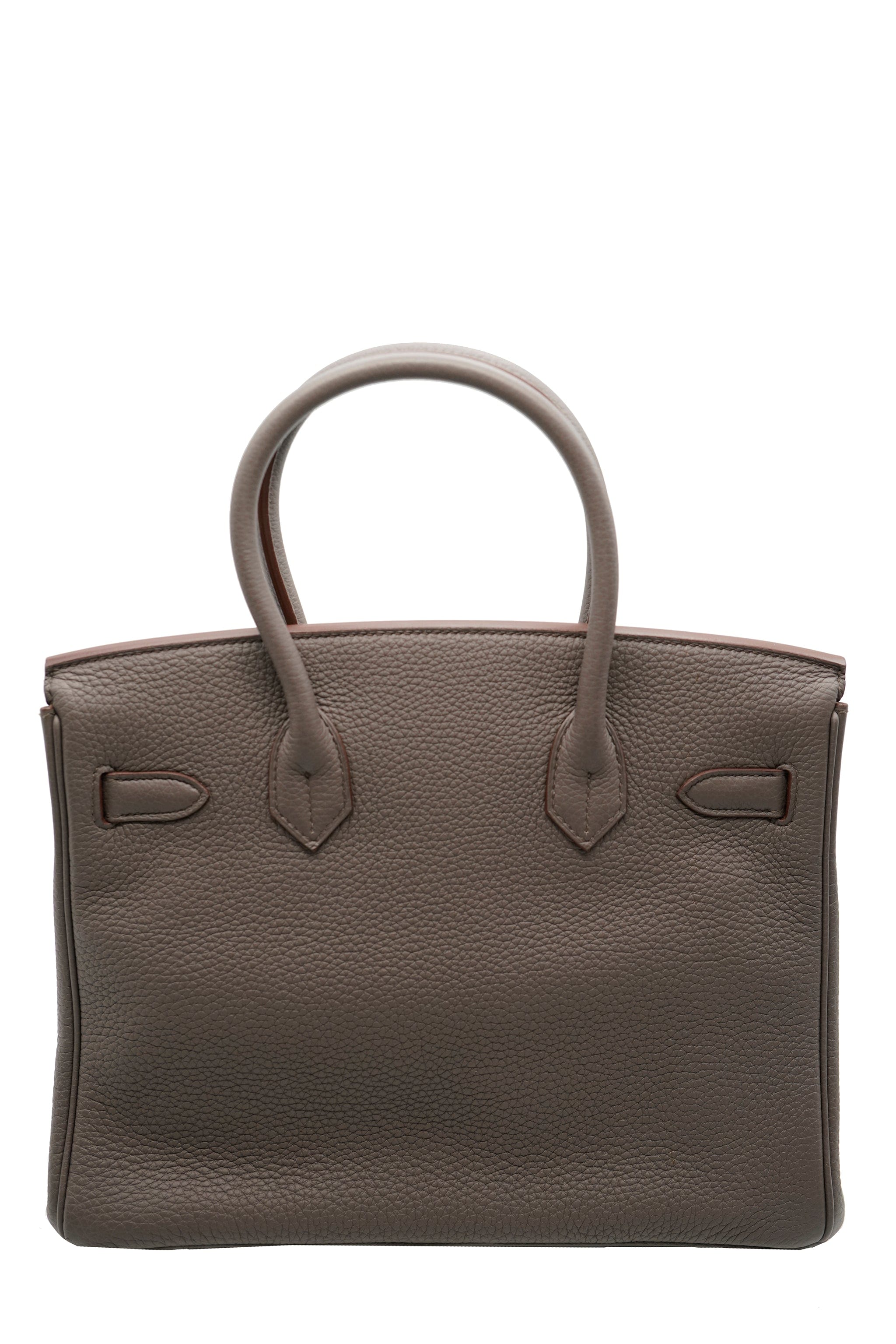 Hermès Preloved Hermes Birkin 30 Etain Clemence  - AWC1961