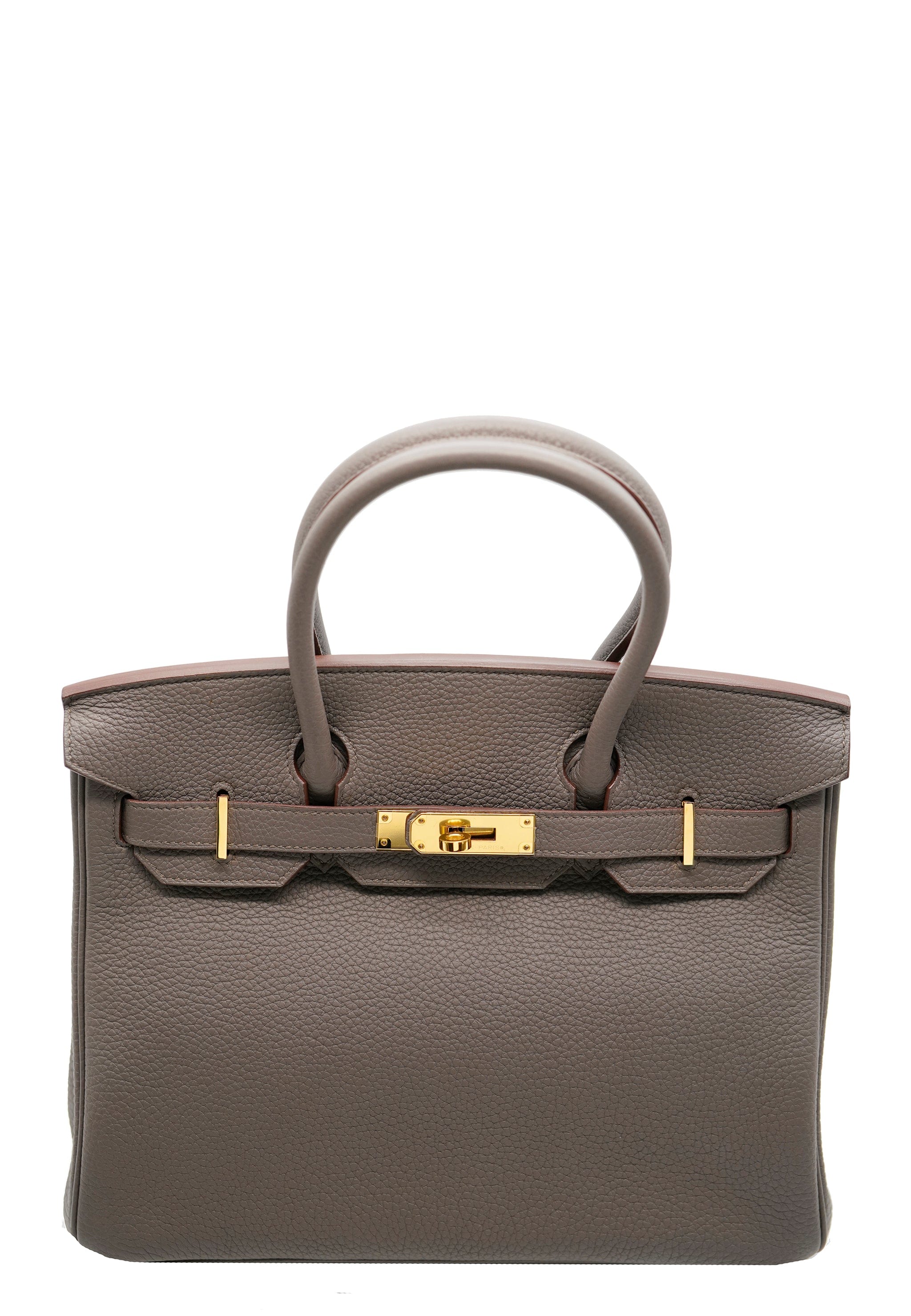 Hermès Preloved Hermes Birkin 30 Etain Clemence  - AWC1961