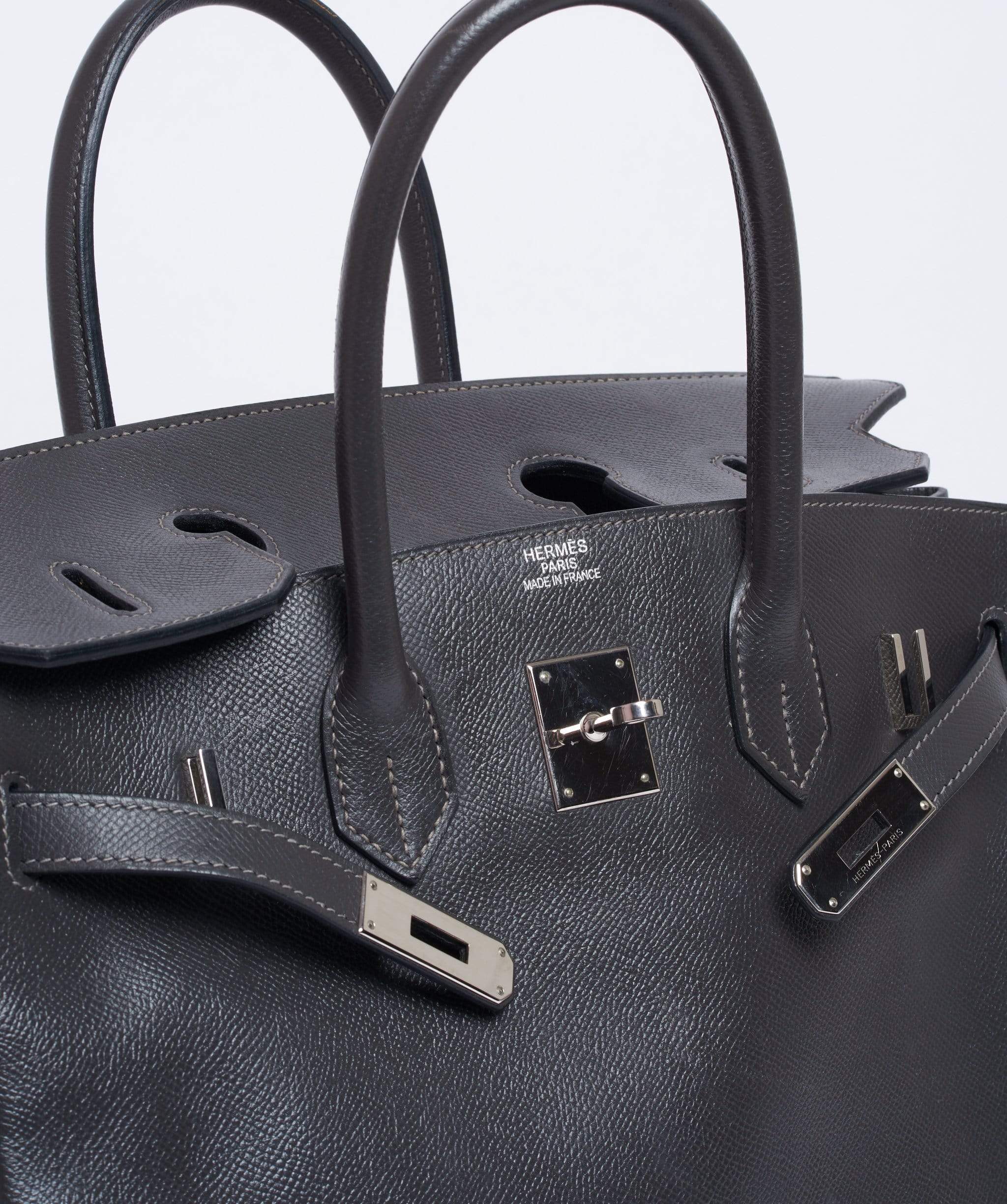 Hermès Preloved Hermes Birkin 35 Graphite Epsom PHW - AWL1526