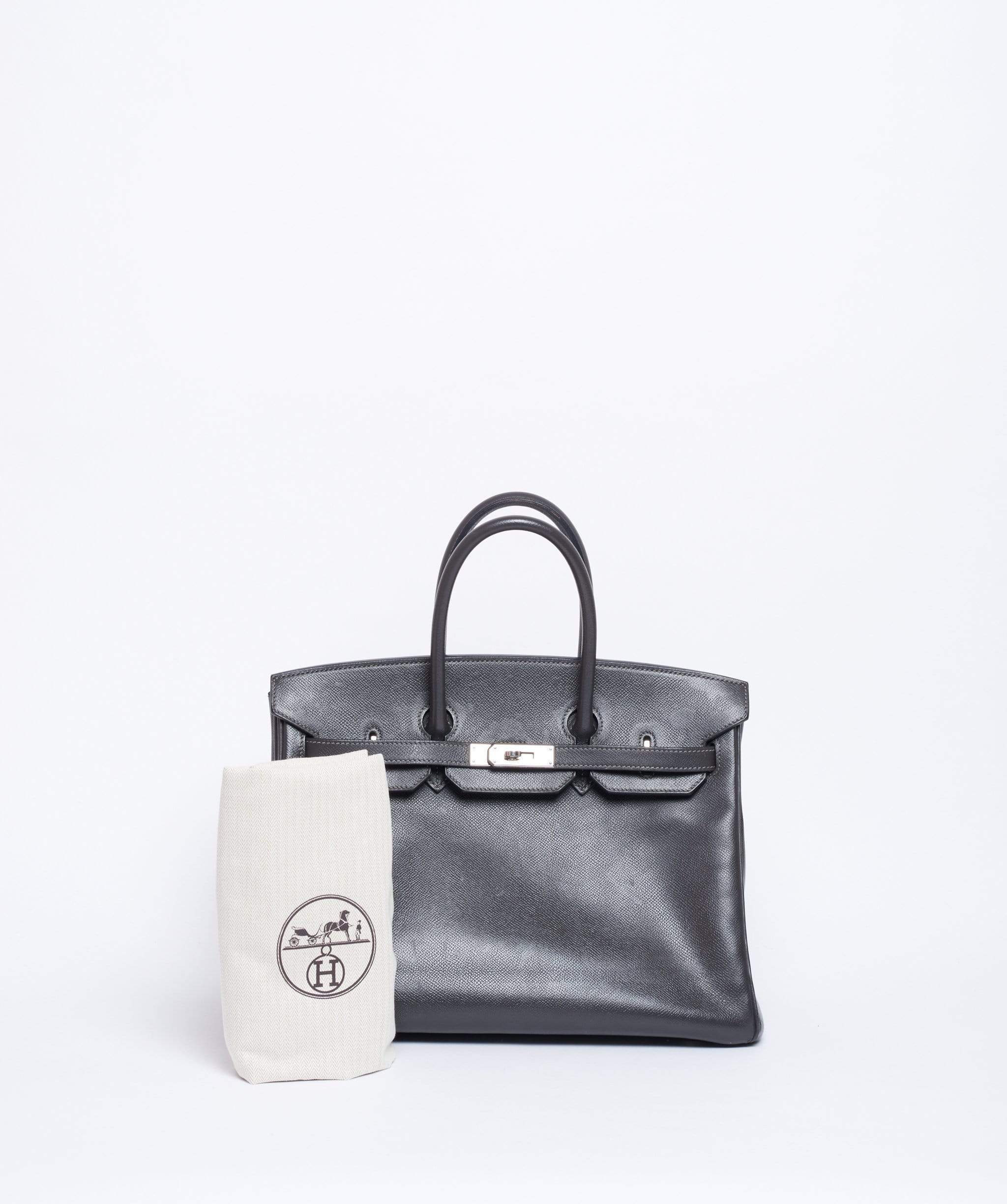 Hermès Preloved Hermes Birkin 35 Graphite Epsom PHW - AWL1526