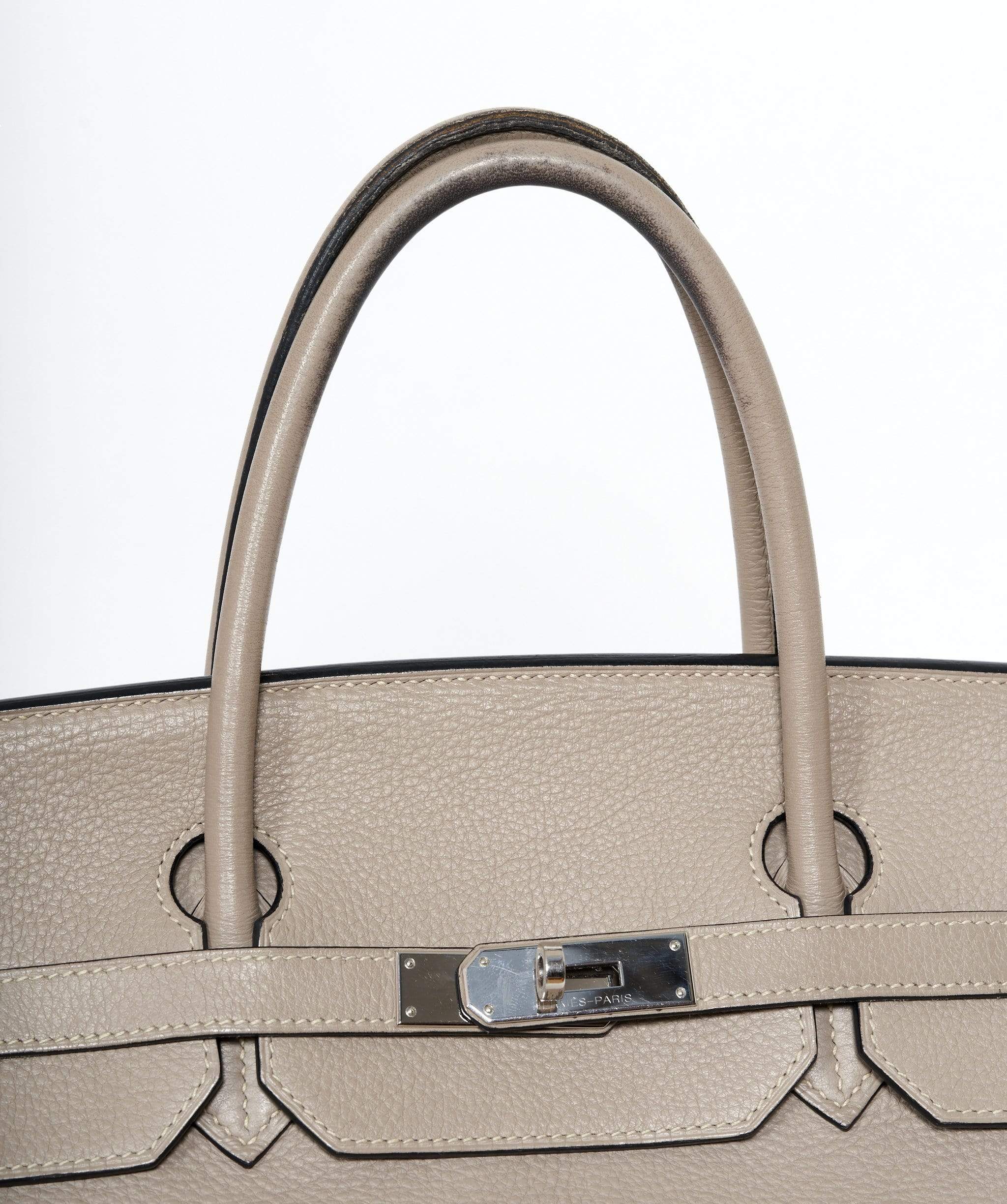 Hermès Preloved Hermes Birkin 40 Gris Tourterelle Clemence PHW MW1564