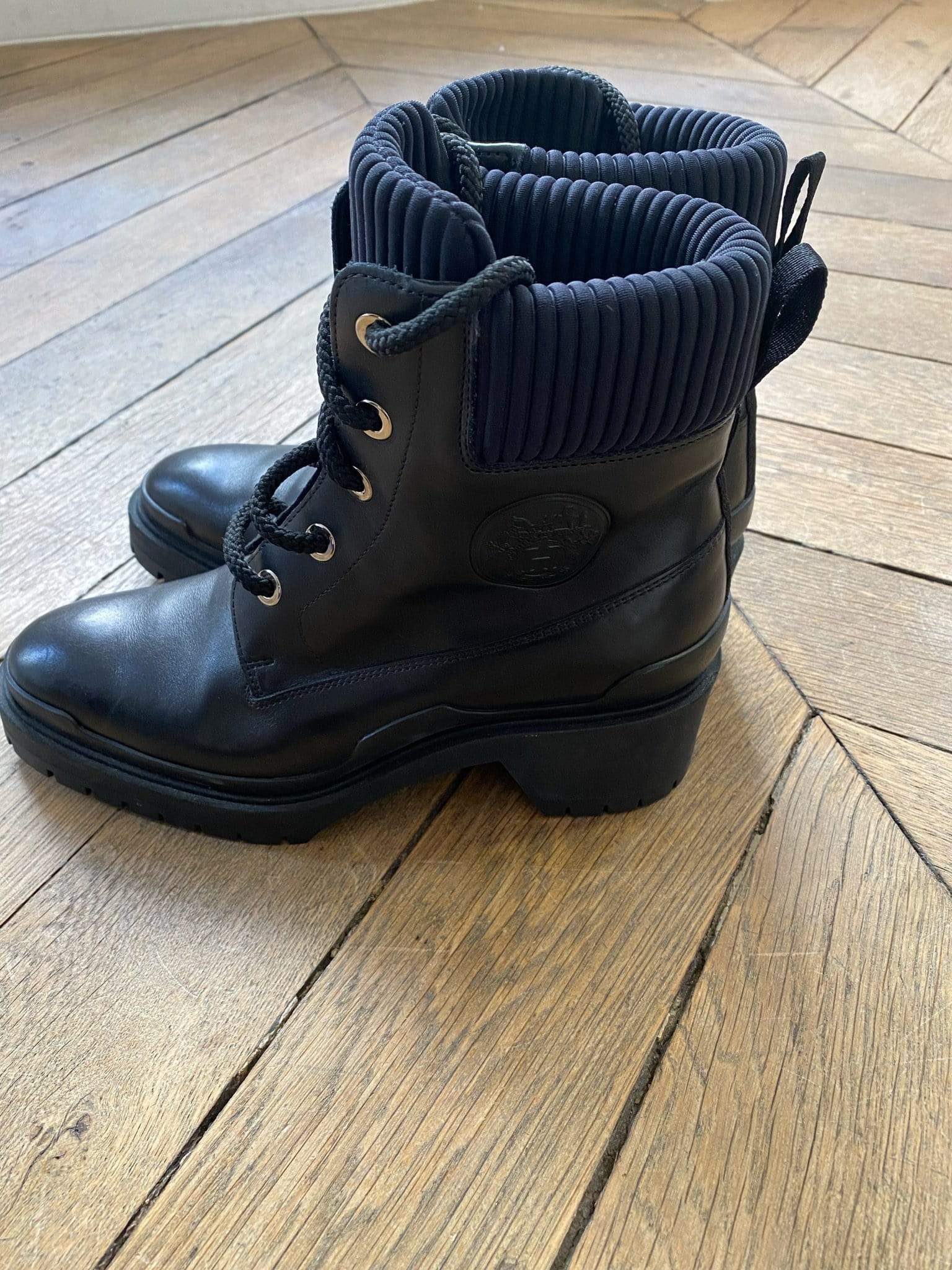 Hermès Hermes black boots 38.5 ASC1081