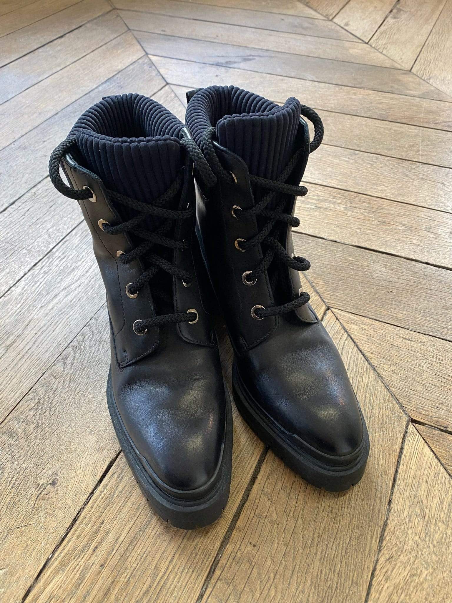 Hermès Hermes black boots 38.5 ASC1081