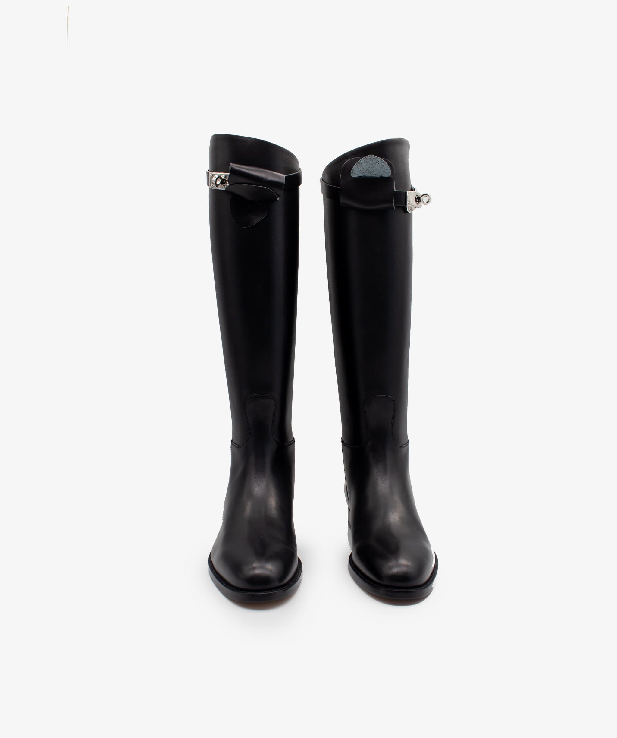 Hermès Hermes Black Kelly Boots