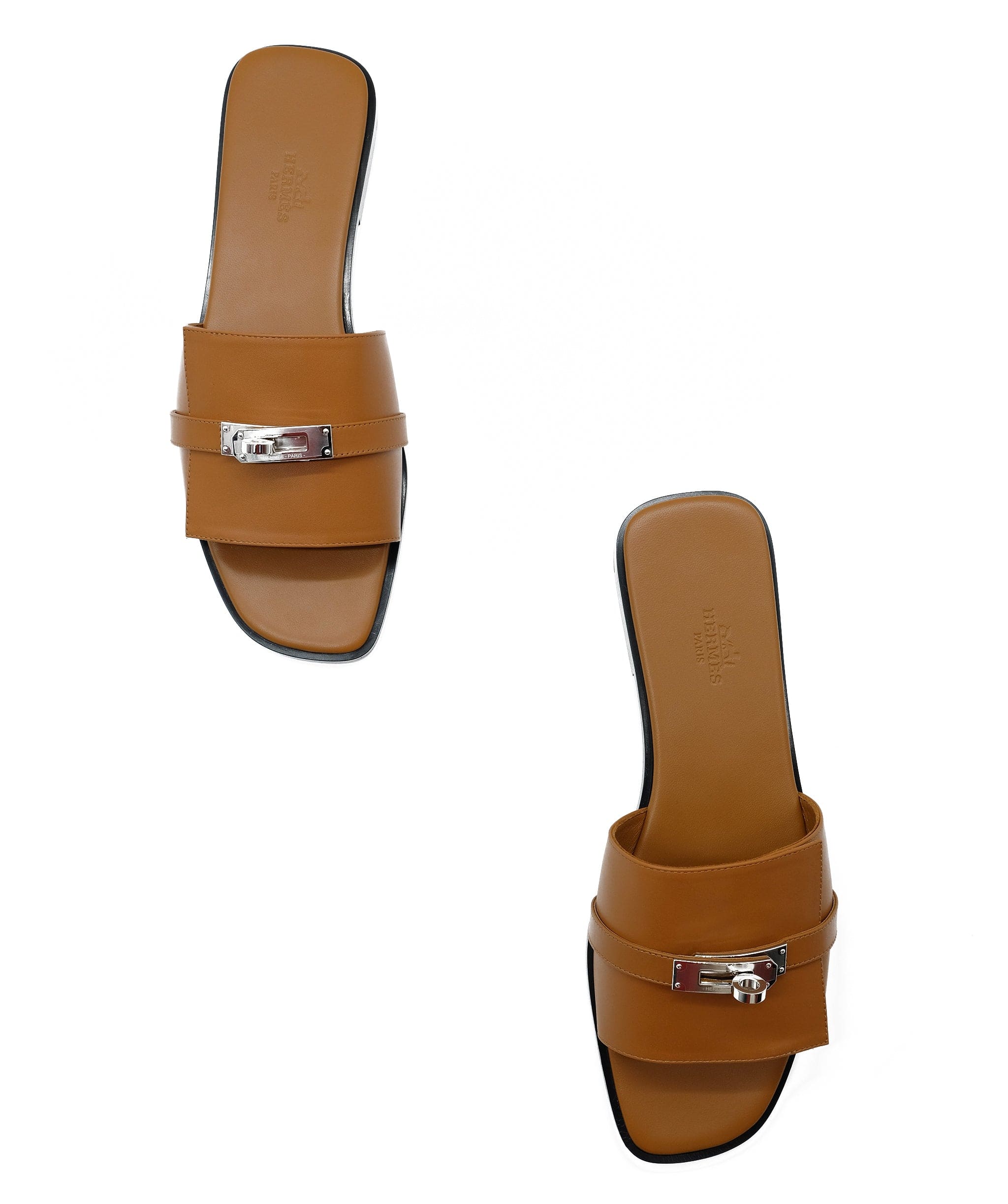 Hermès Hermes Kelly Slide Brown 39 RJC2176