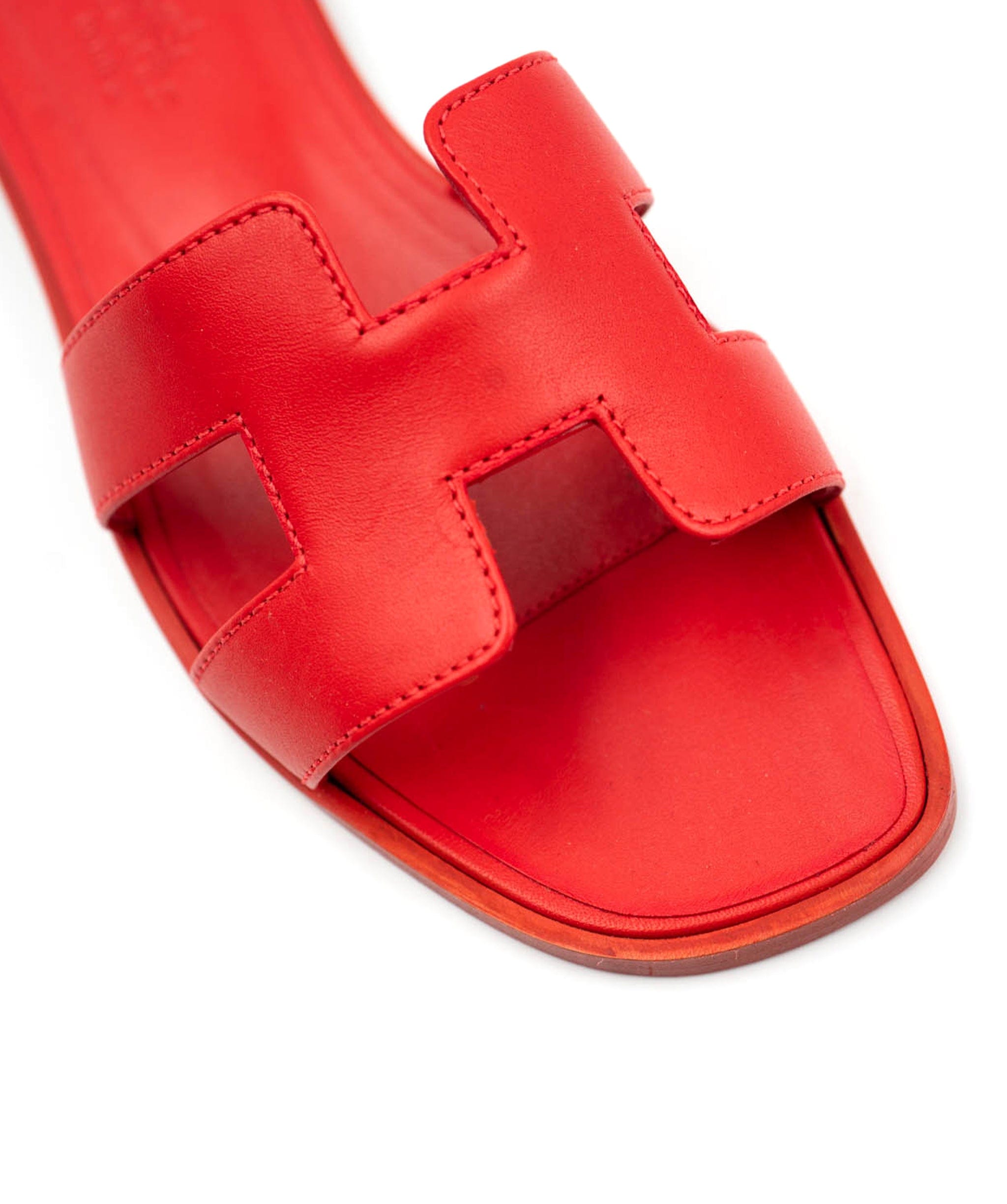 Hermès Hermès Oran sandals 36 red Bali ASL4123