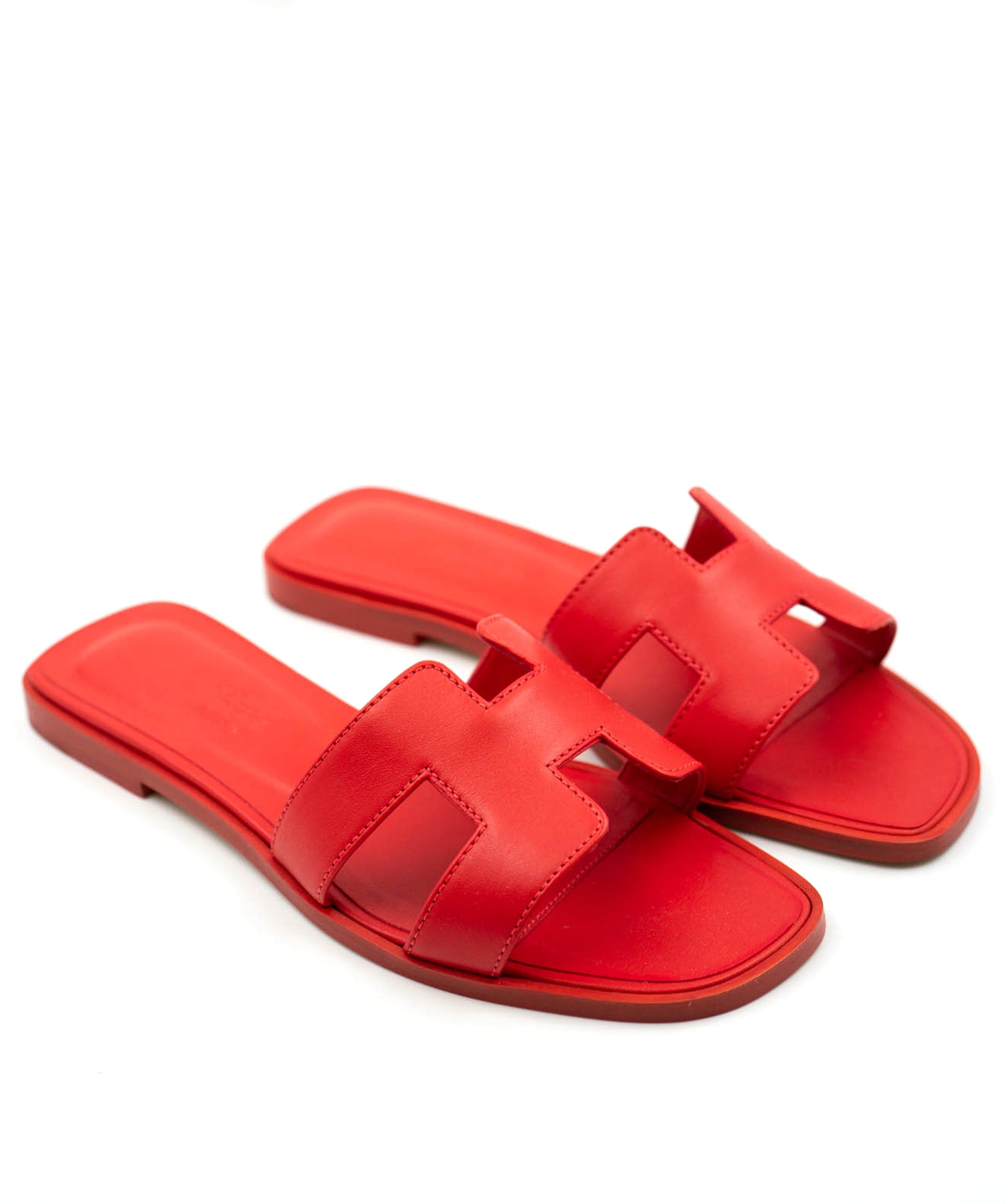 Hermès Hermès Oran sandals 36 red Bali ASL4123