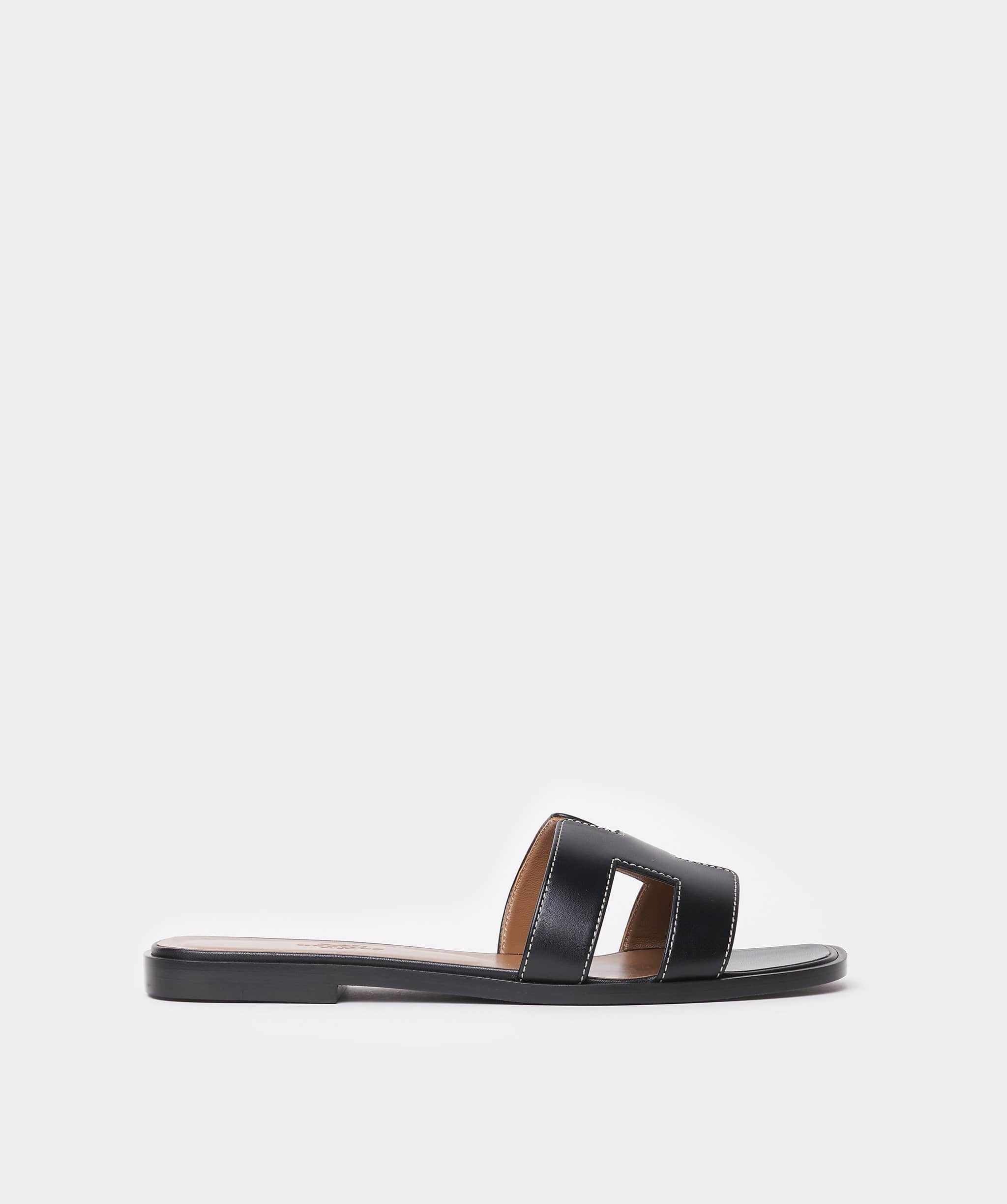 Hermès Hermes Oran Sandals Black 37