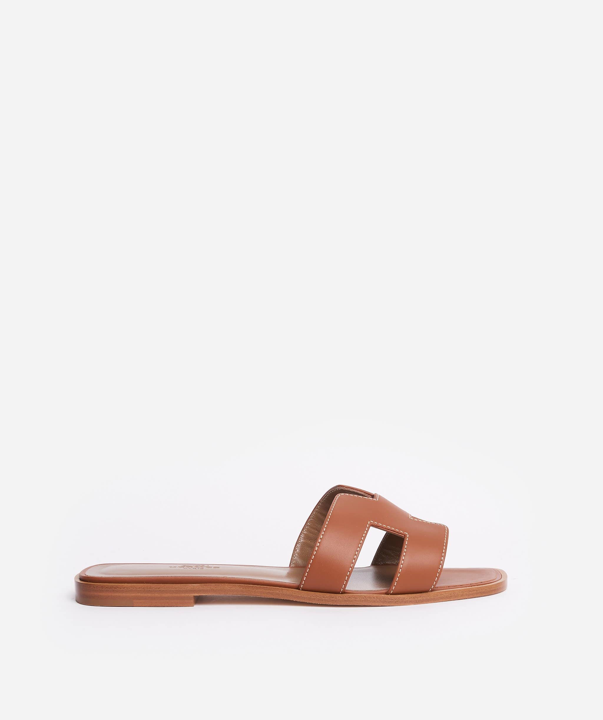 Hermès Hermes Oran Sandals Gold 37