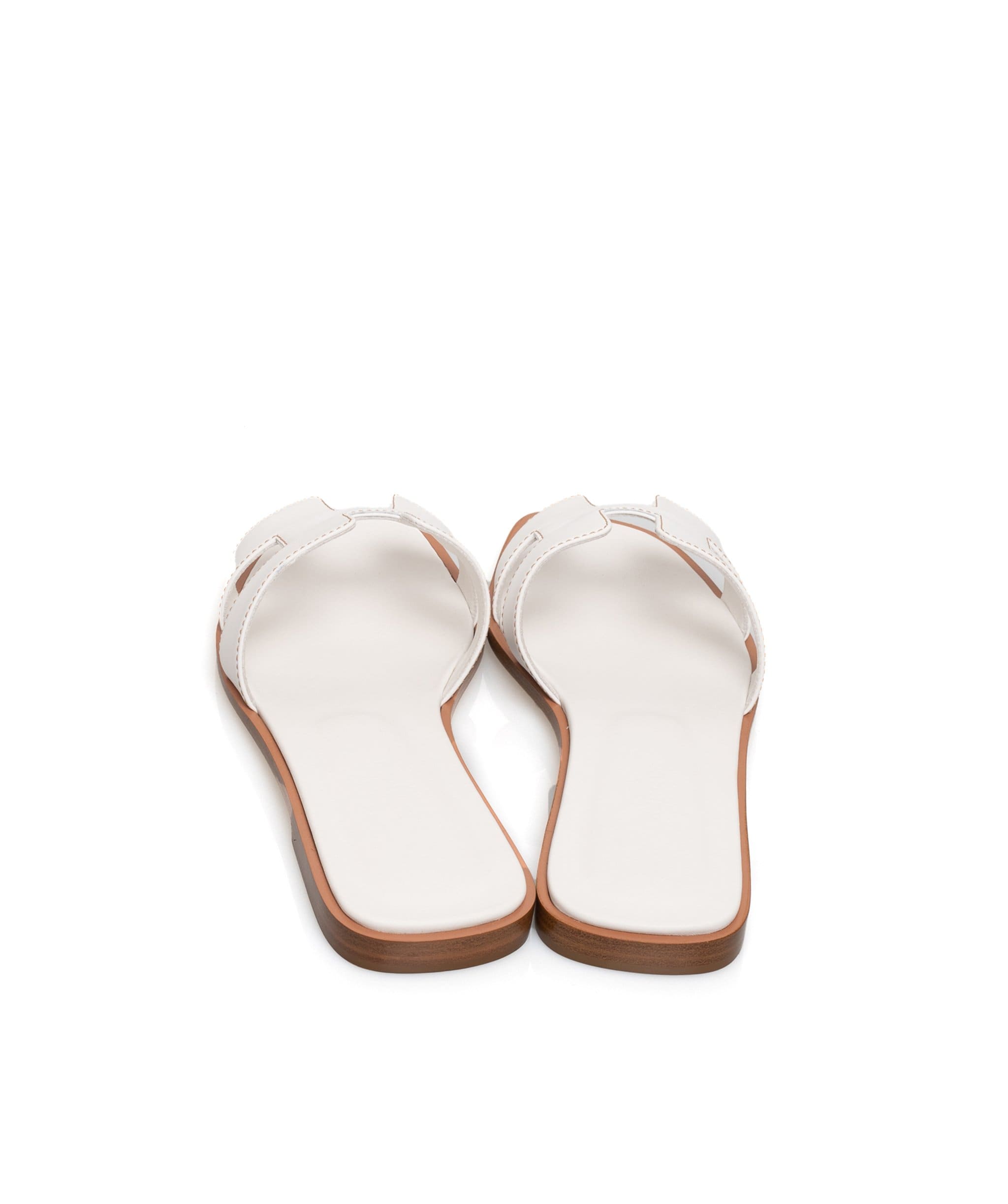 Hermès Hermes Oran White 36.5 Sandals - ADL1431