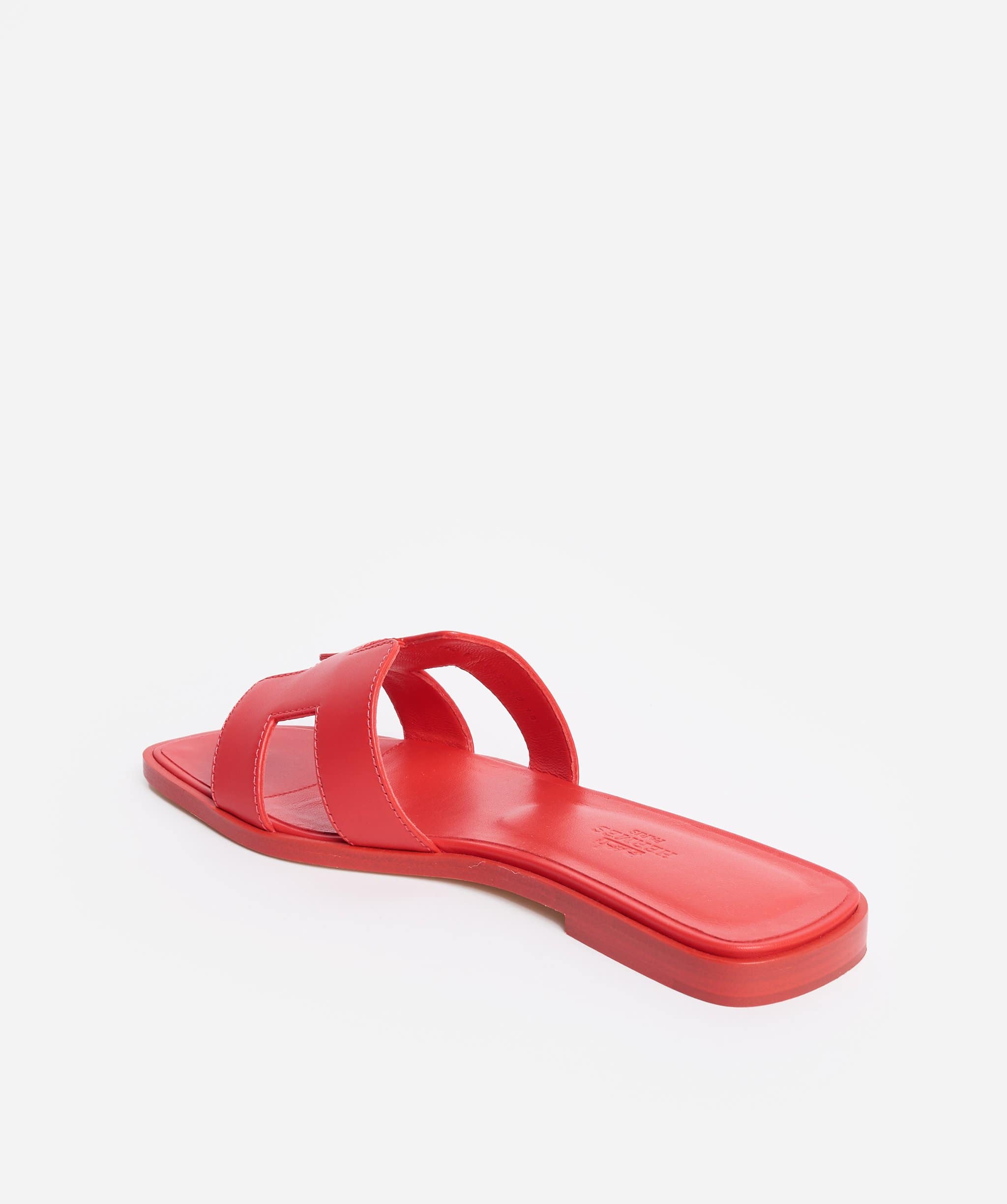 Hermès Hermes Orans Sandals Red 37