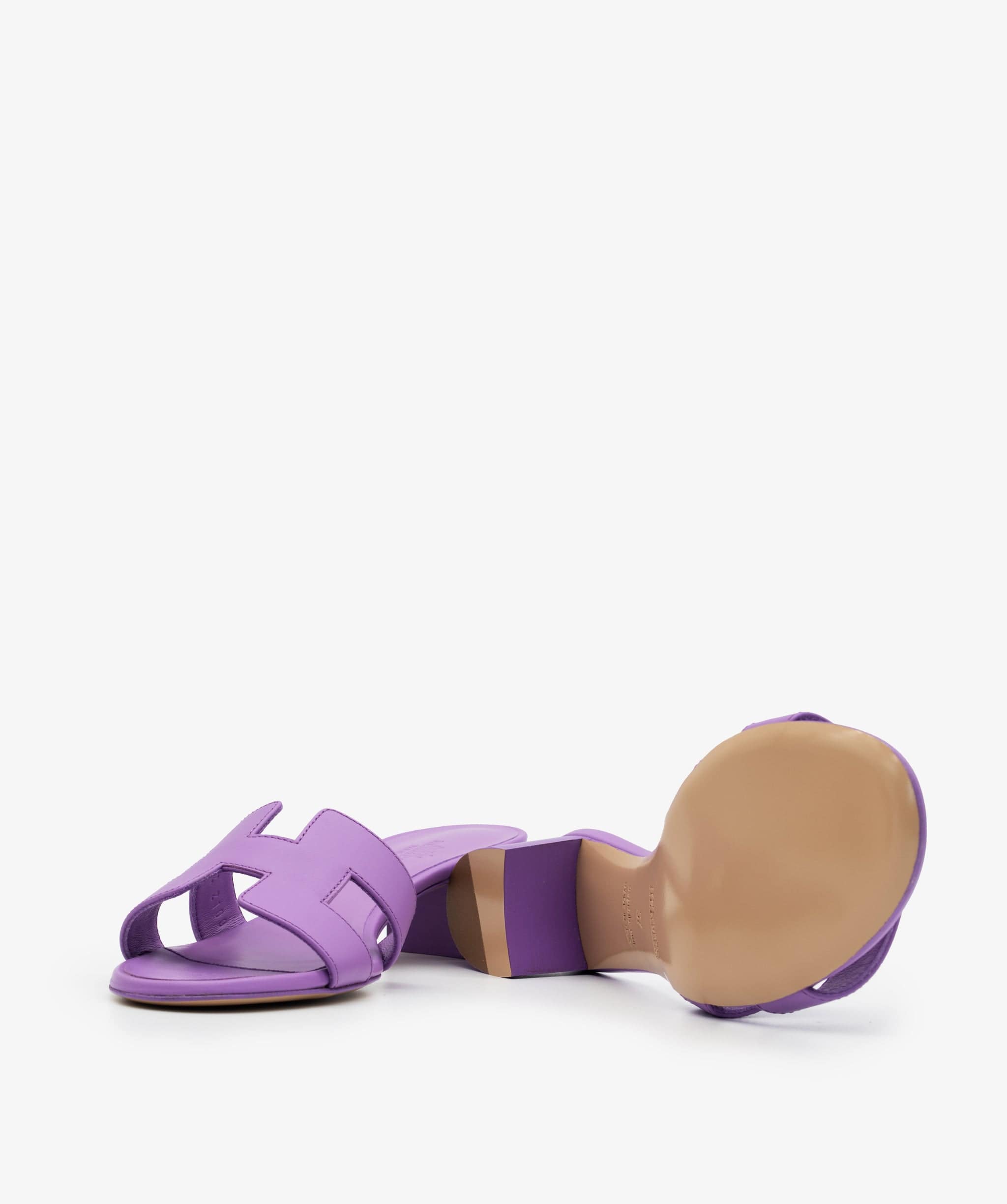 Hermès Oasis Sandals Violet - Size 37 - 7064