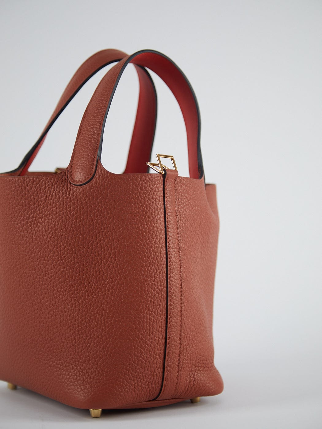 Hermes Hermès Picotin 18cm in Cuivre with Capucine ASL11867-FD