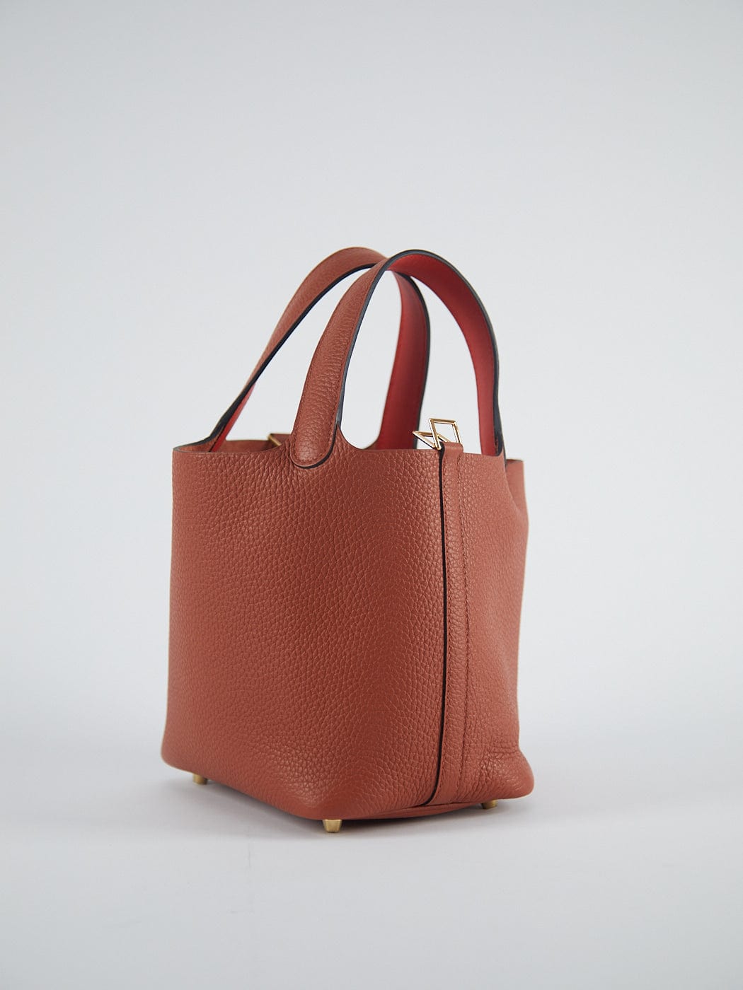 Hermes Hermès Picotin 18cm in Cuivre with Capucine ASL11867-FD