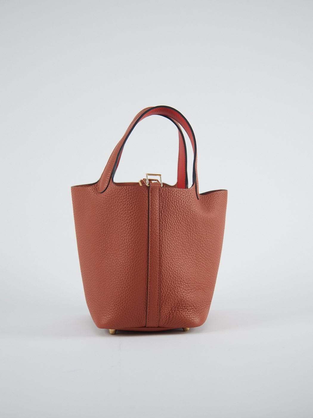 Hermes Hermès Picotin 18cm in Cuivre with Capucine ASL11867-FD