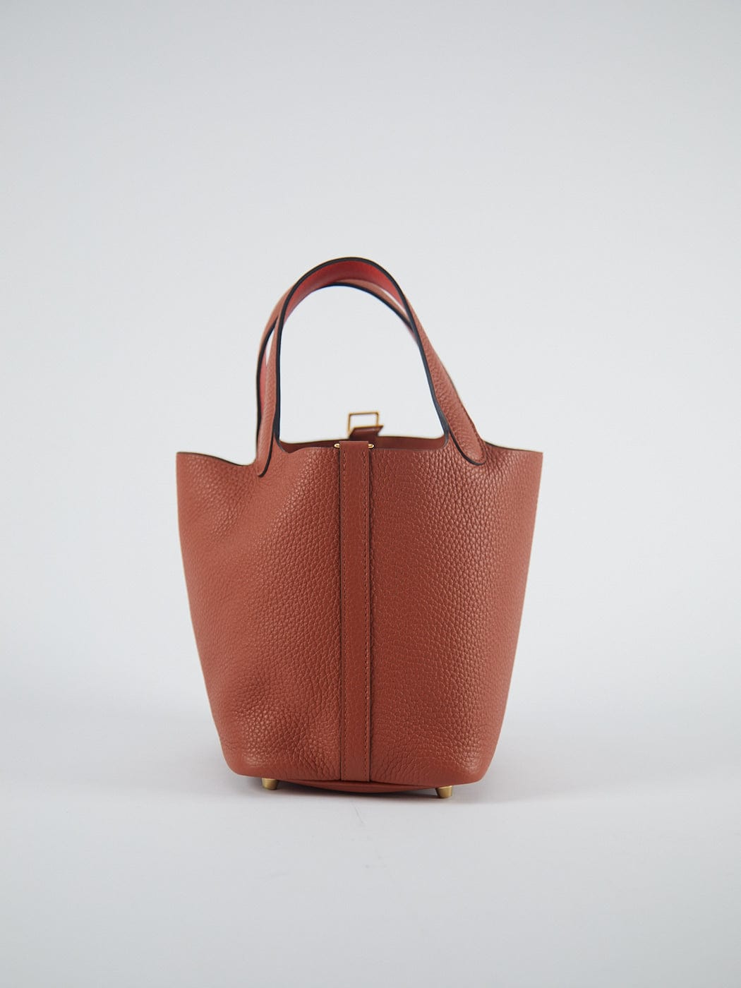 Hermes Hermès Picotin 18cm in Cuivre with Capucine ASL11867-FD