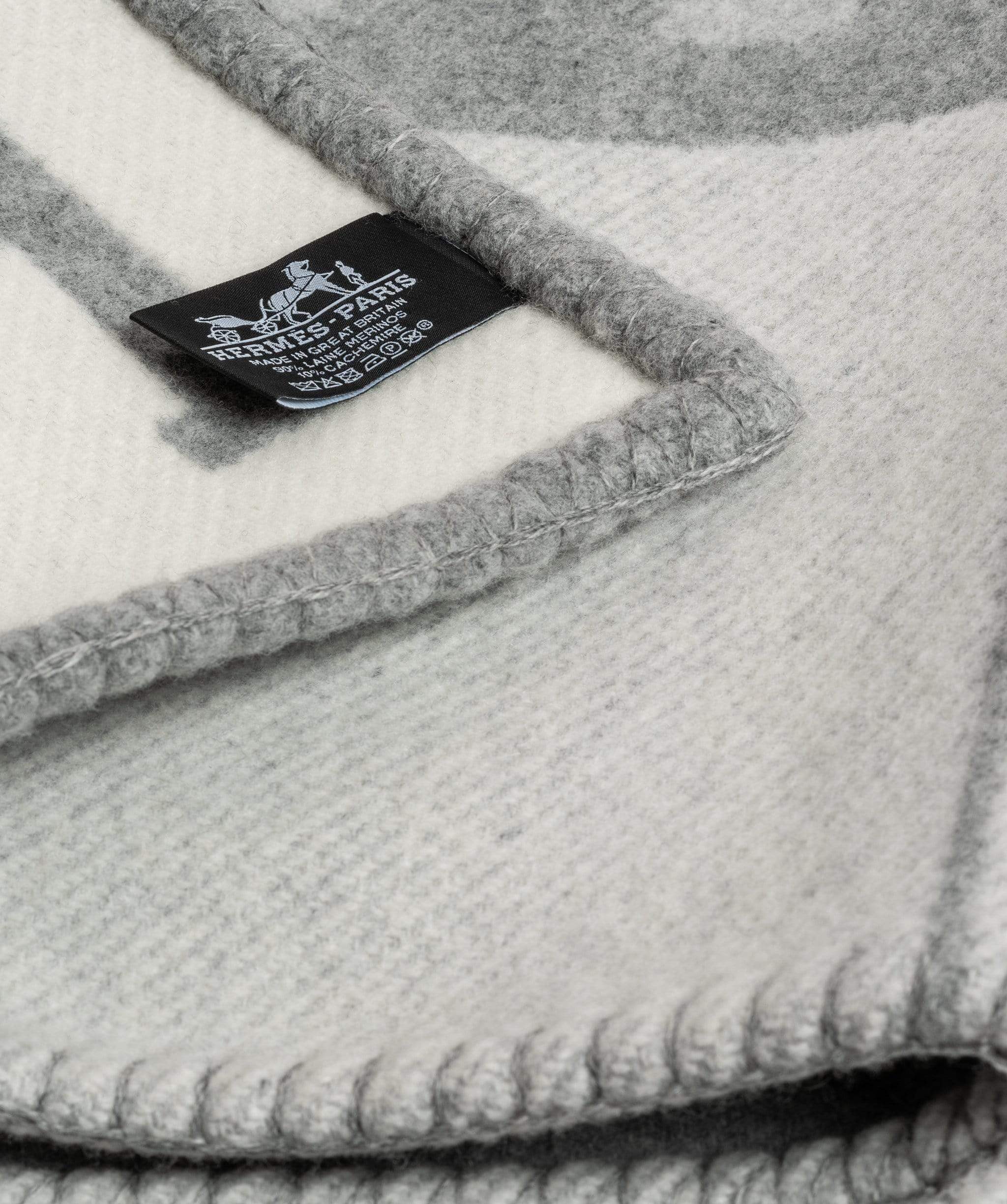 Hermès Hermes Avalon Blanket Grey