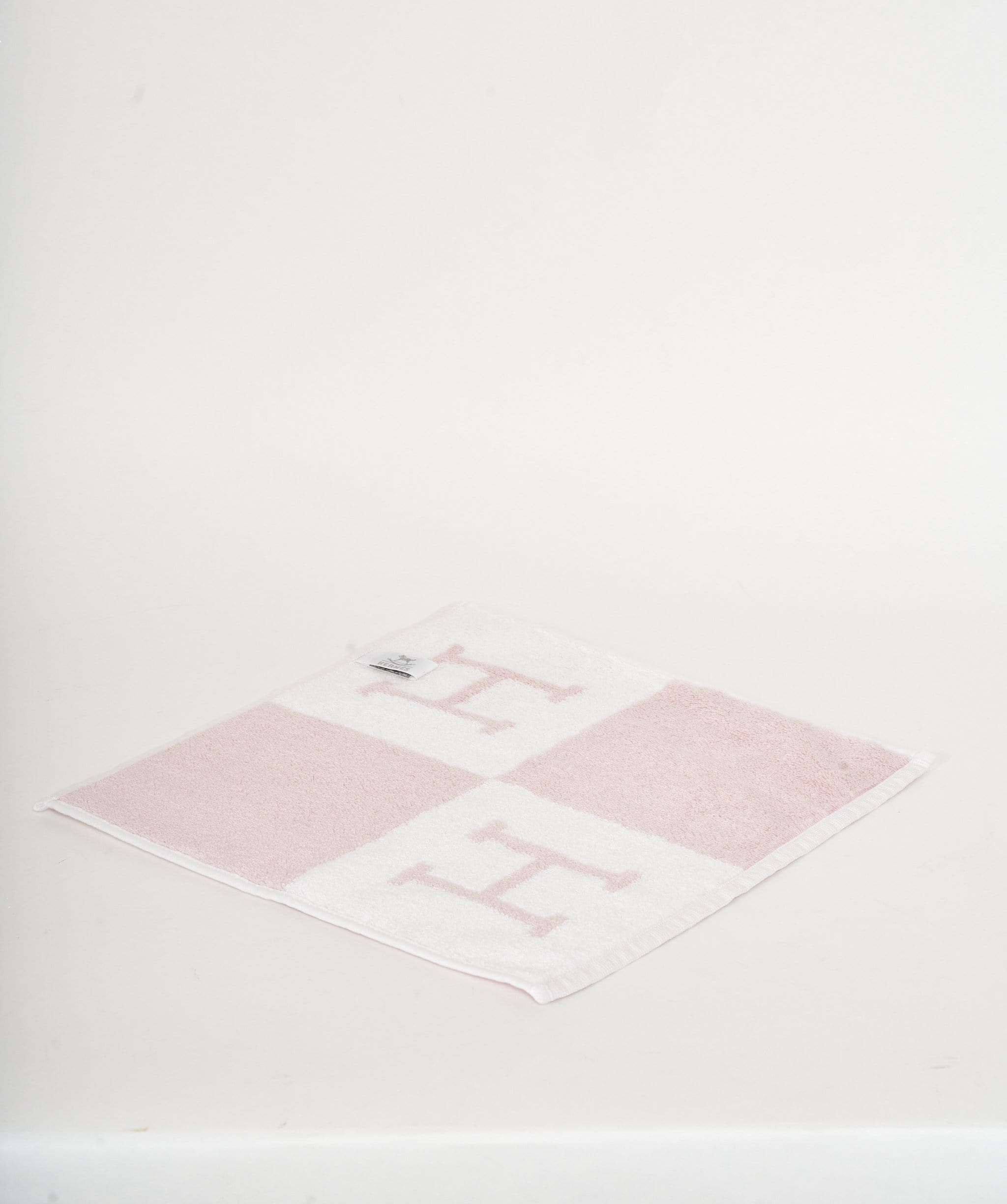 Hermès Hermes Avalon Epong white/pink hand towel