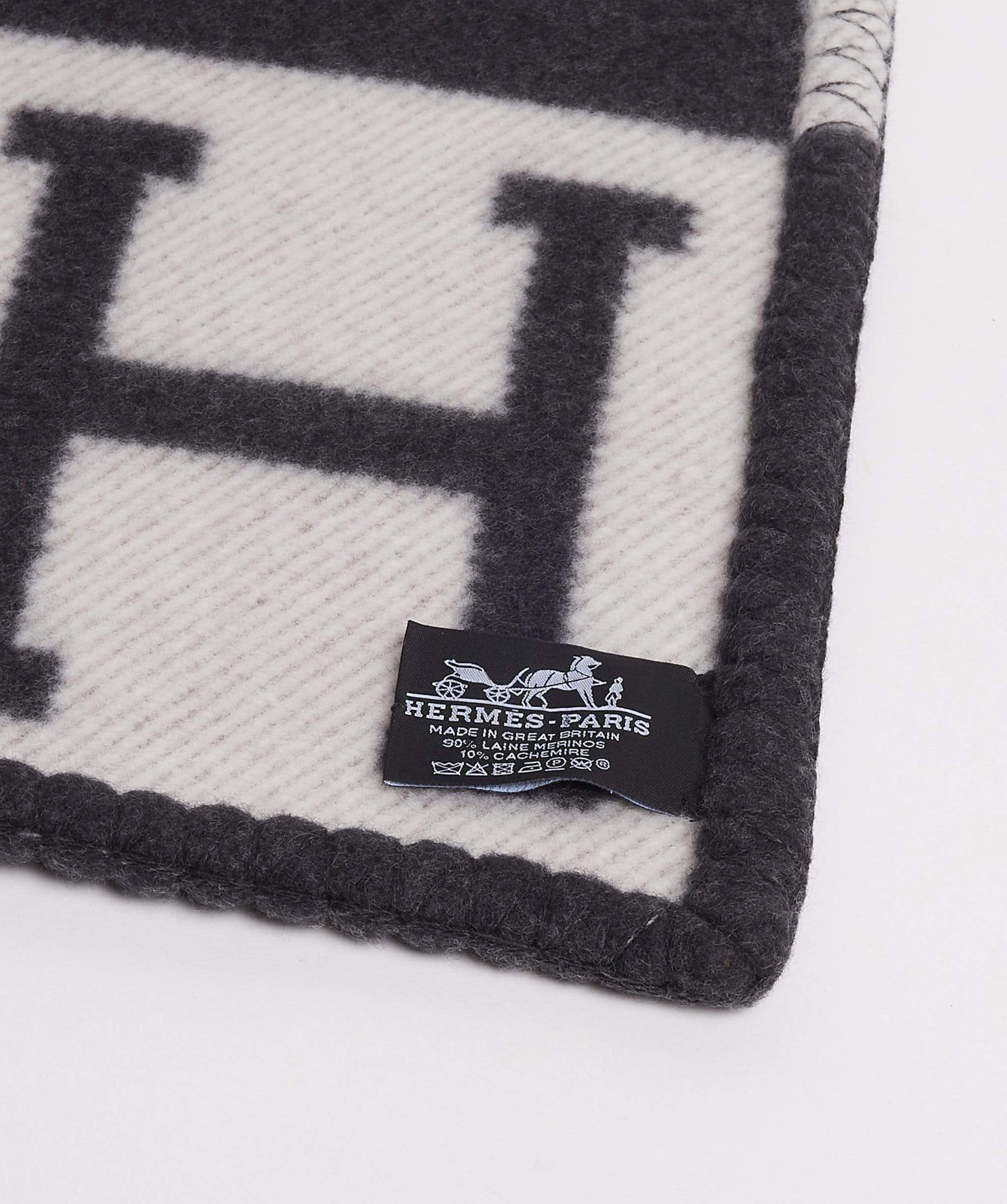 Hermès Hermes Cashmere Black Blanket