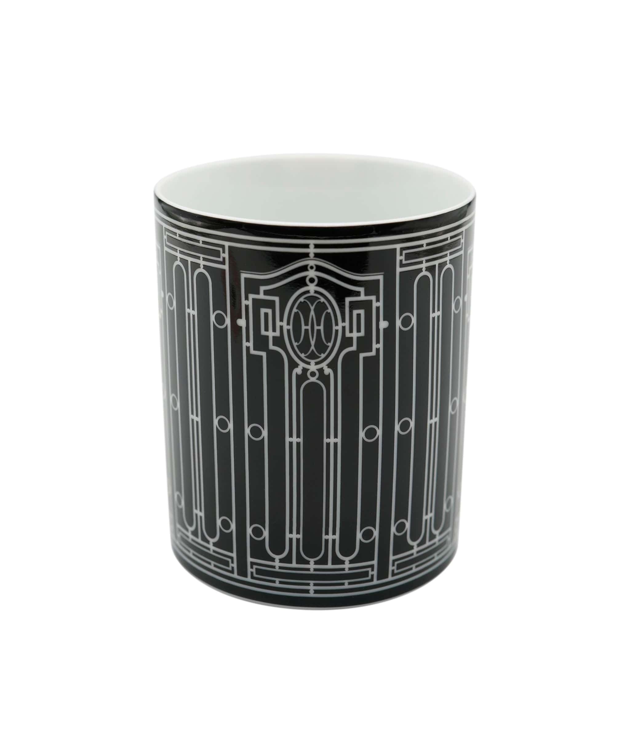 Hermès Hermès H Deco Mug Black ASL4585