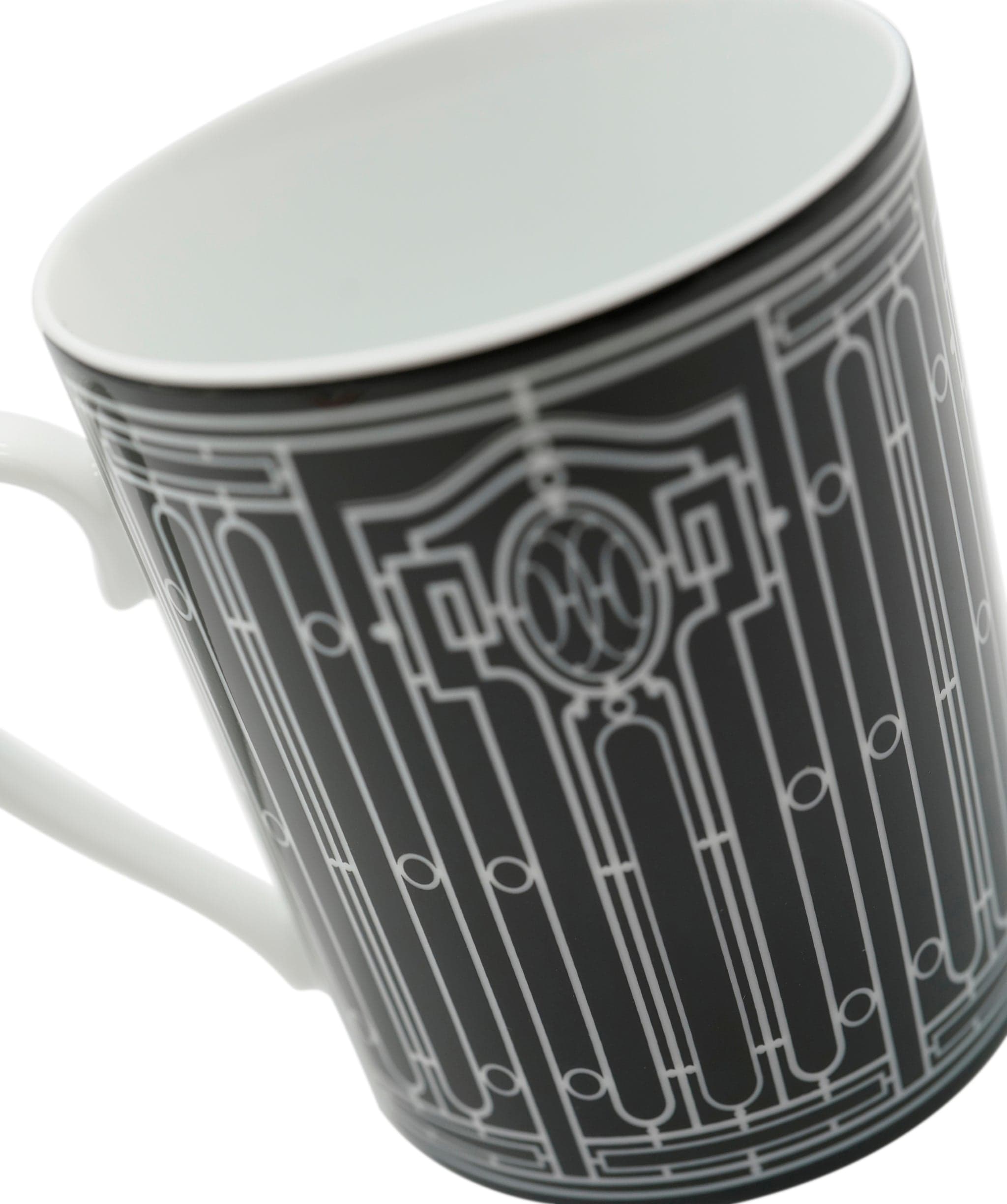 Hermès Hermès H Deco Mug Black ASL4585