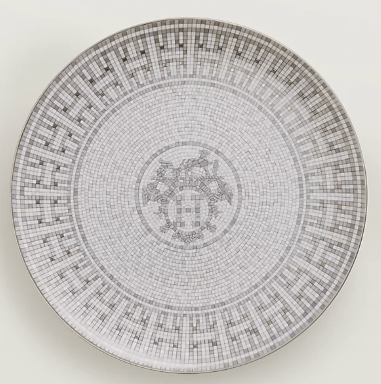 Hermès Hermes Mosaïque au 24 Platinum - Dessert Plates SKL1186