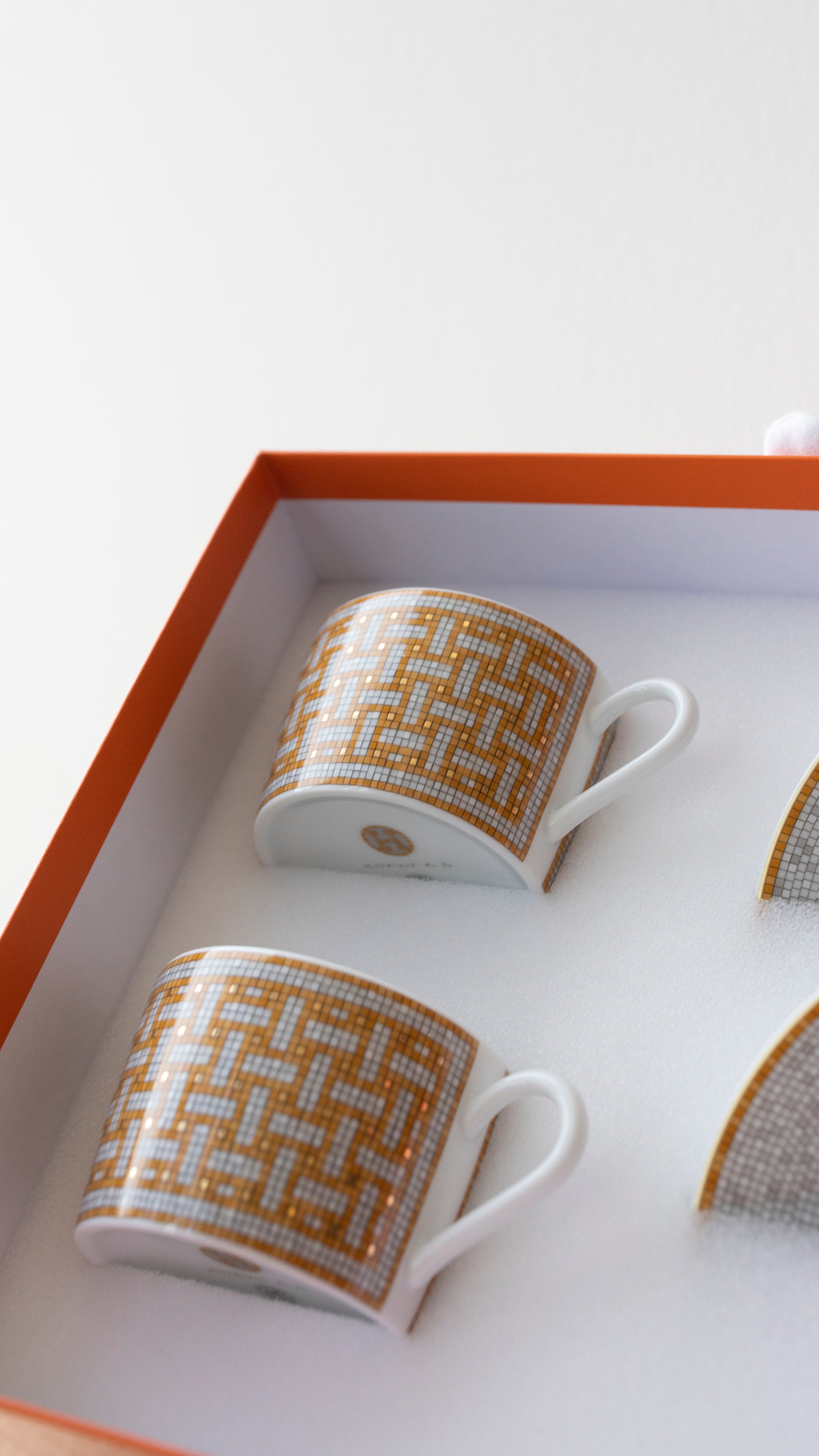 Hermès Hermes Mosaique Tea Cup Set RJL1467