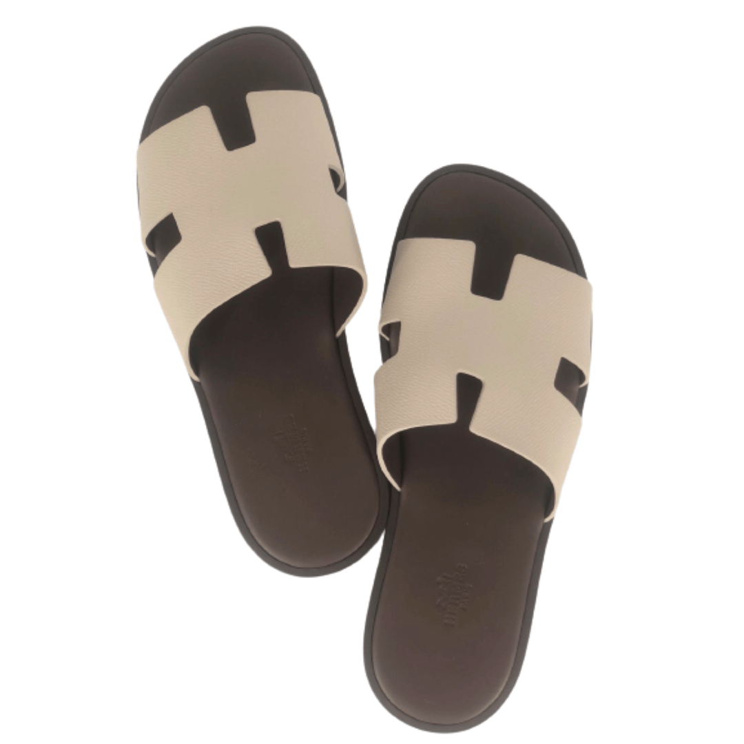 Hermès Izmir Sandals Gold Size 41.5 7496