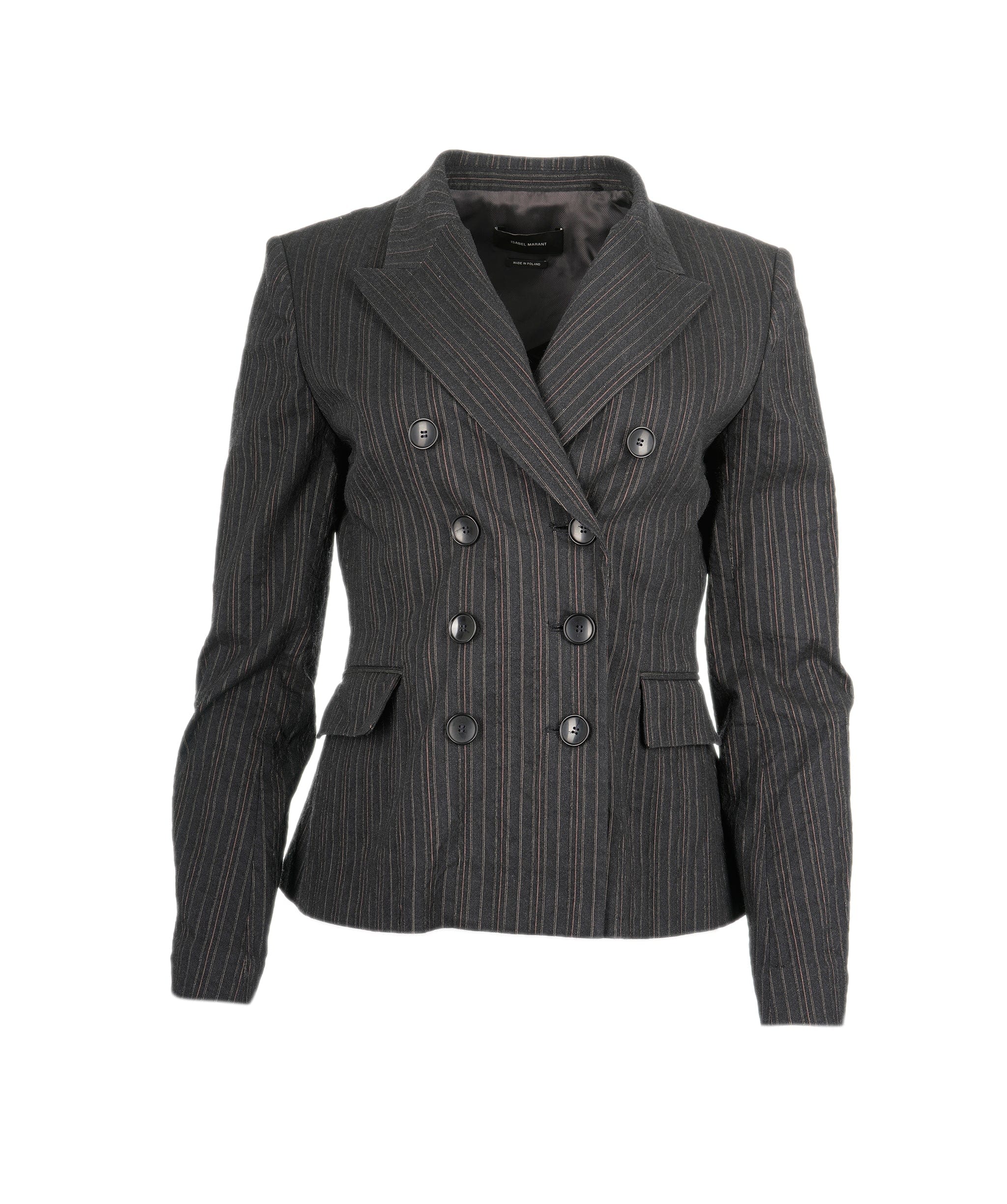 Isabele Marant Isabel Marant Black Double Breasted Oversized Blazer - AGL1209